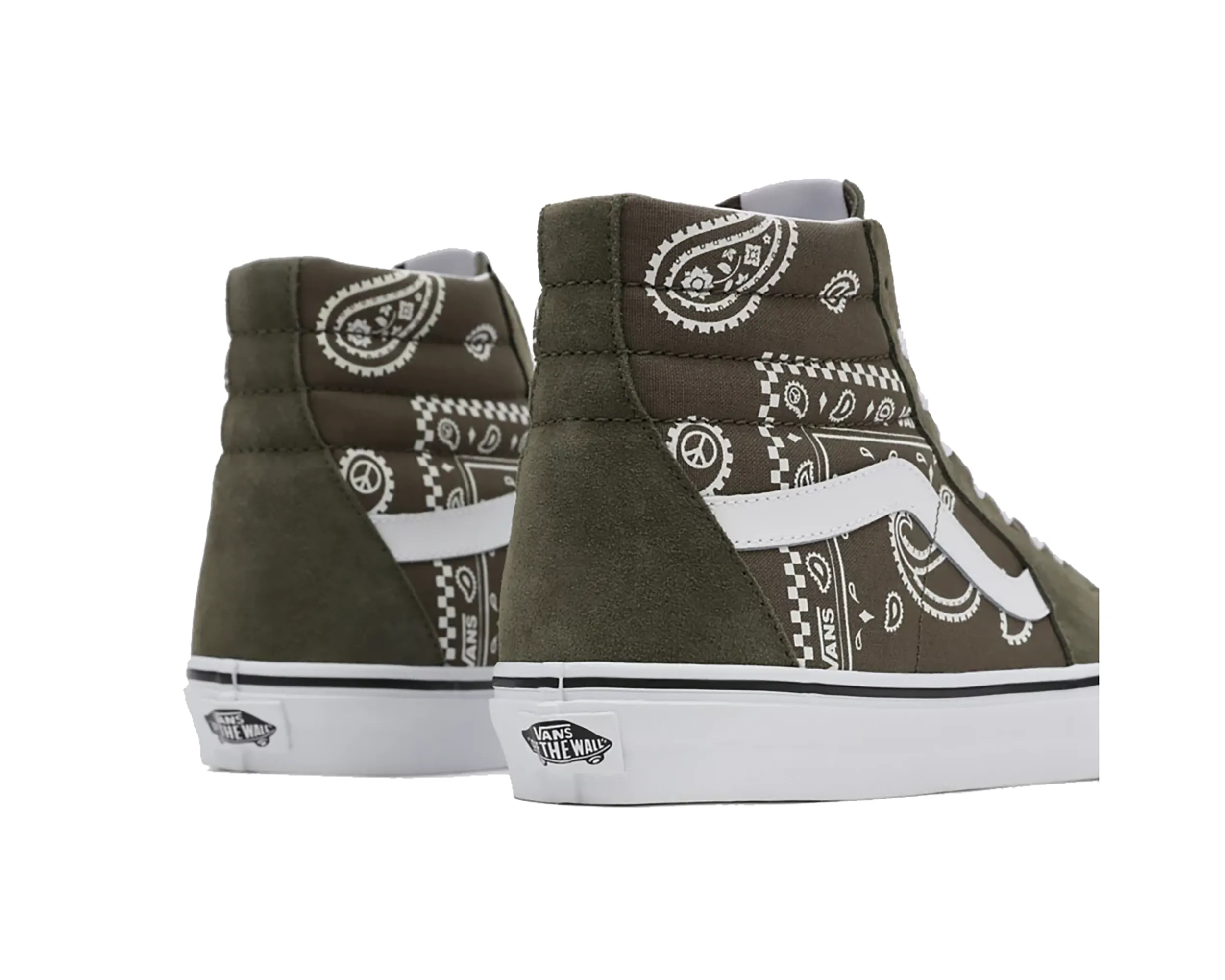 Run Glow Lightly Padded Unisex Peace Paisley Sk8-Hi