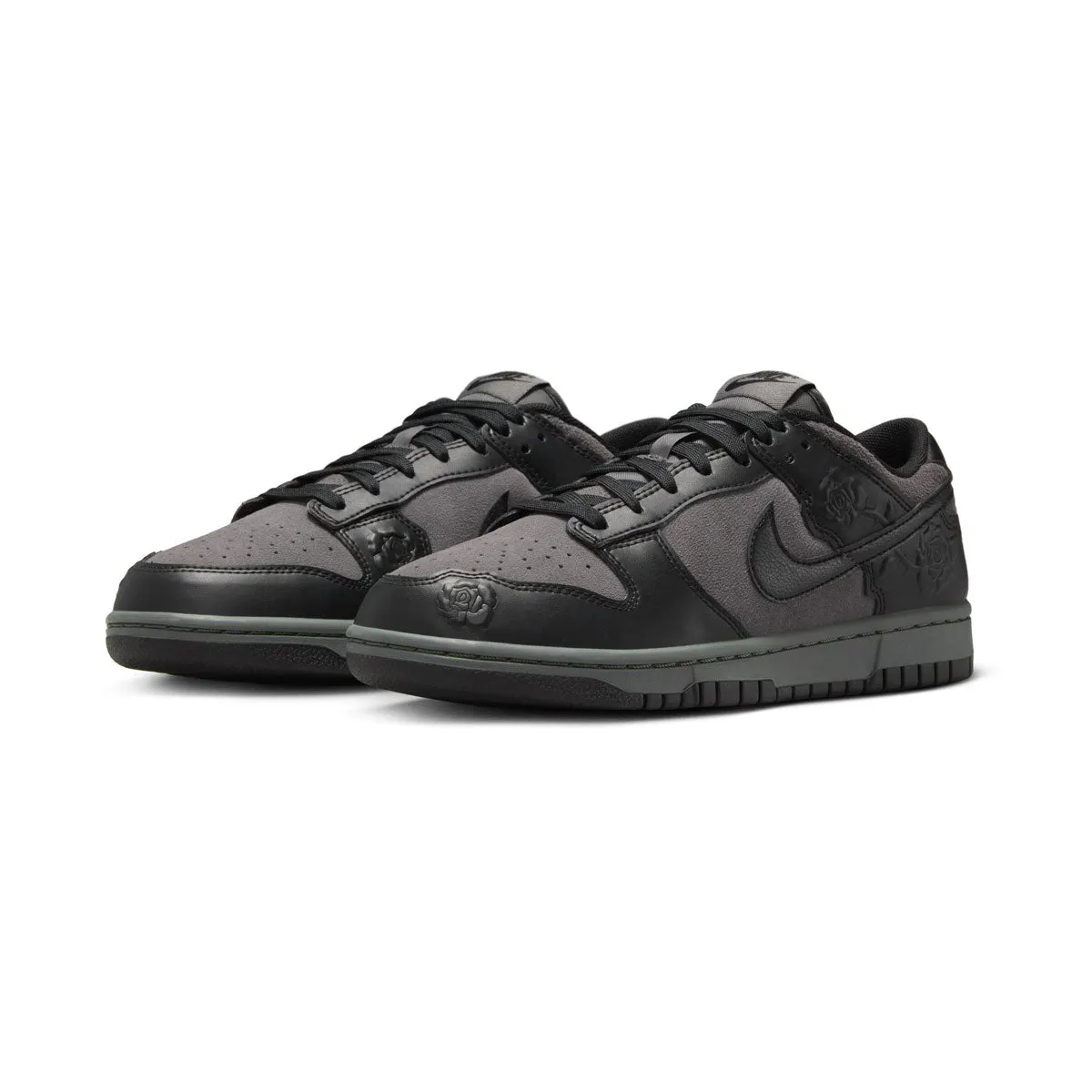 Drive Friendly Indoor Use Nike Dunk Low 'Black Roses' Women's Shoes