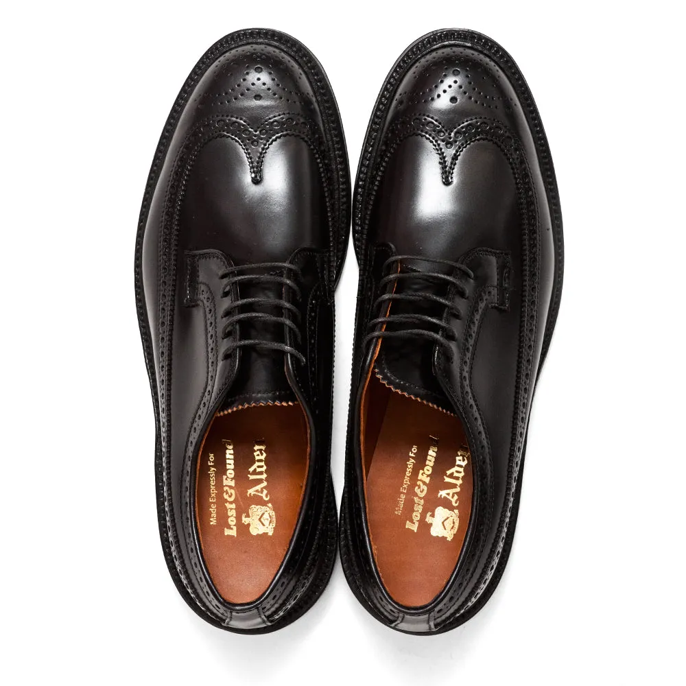 Rare Oxfords Alden Black Cordovan Longwing Blucher