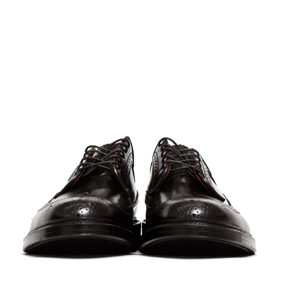 Alden Black Cordovan Longwing Blucher Lightweight Sole cycling - style