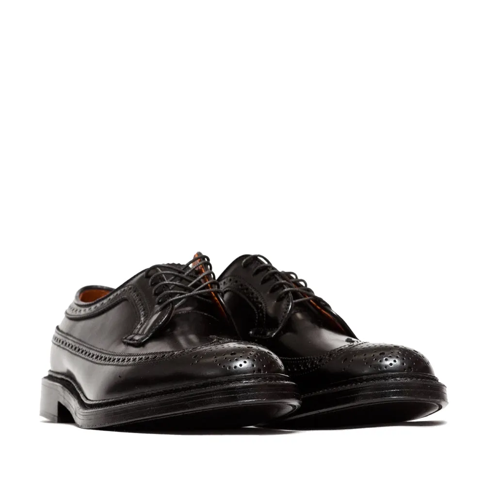 Alden Black Cordovan Longwing Blucher Shock-absorbent look
