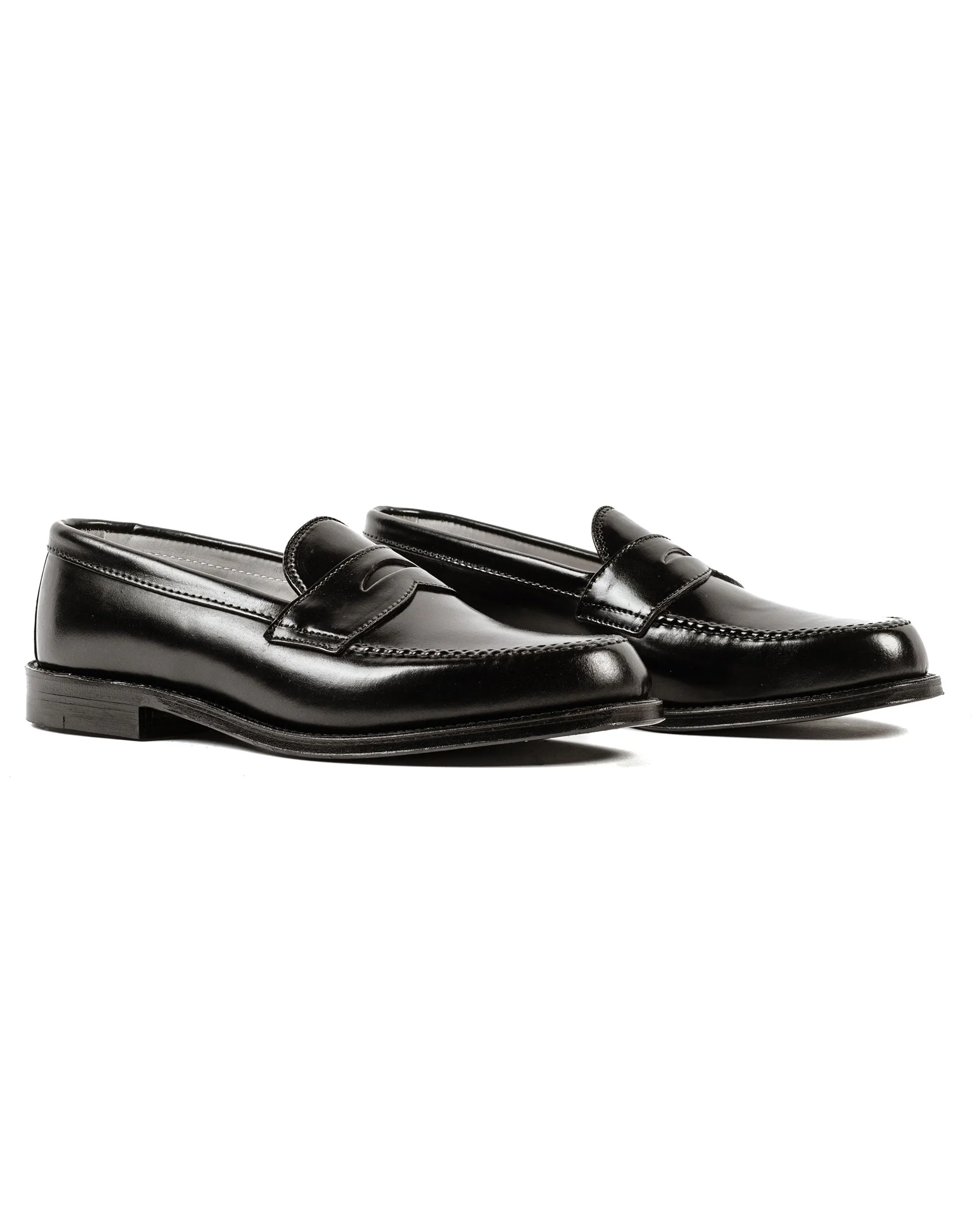 Alden Leisure Handsewn Black Shell Cordovan 987 Luxurious lining medium - quality