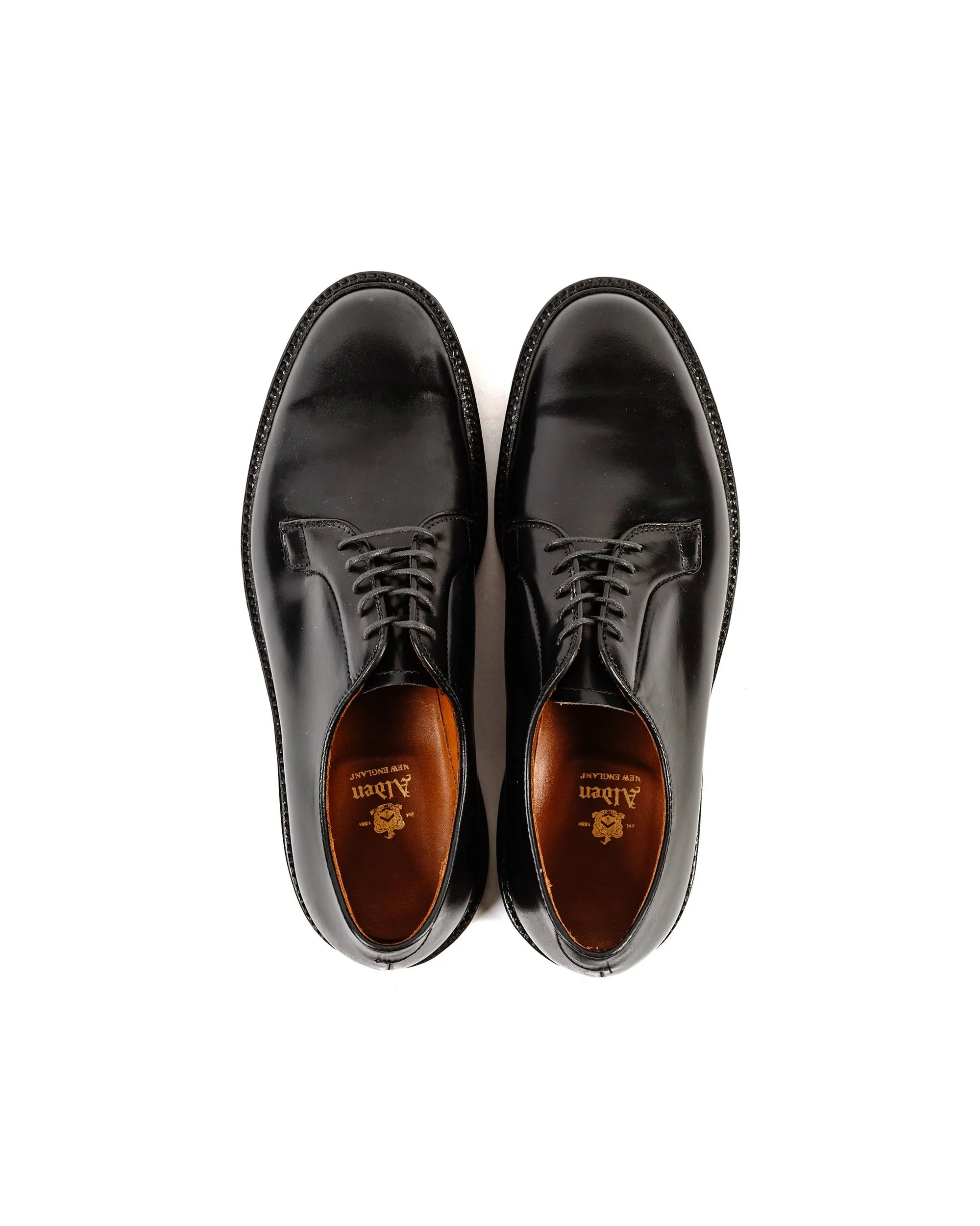 most cushioned machine - washability - level Alden Plain Toe Blucher Black Shell Cordovan 9901