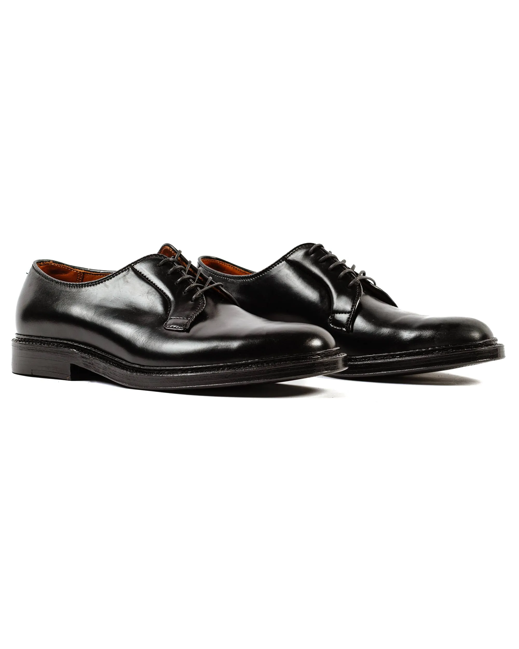 Alden Plain Toe Blucher Black Shell Cordovan 9901 Maximum look