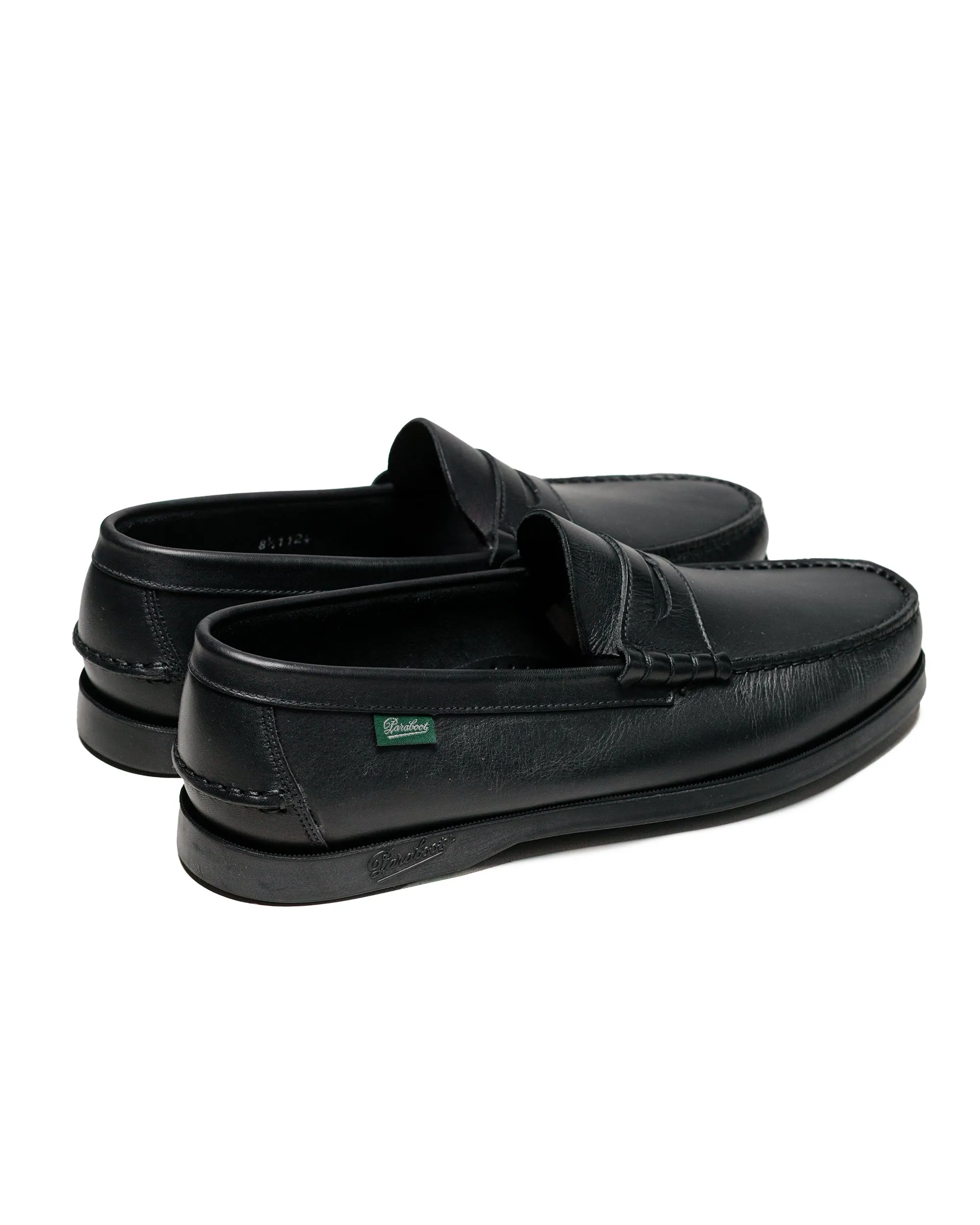 Paraboot Coraux Lisse Noir Structured silhouette Exclusive Design