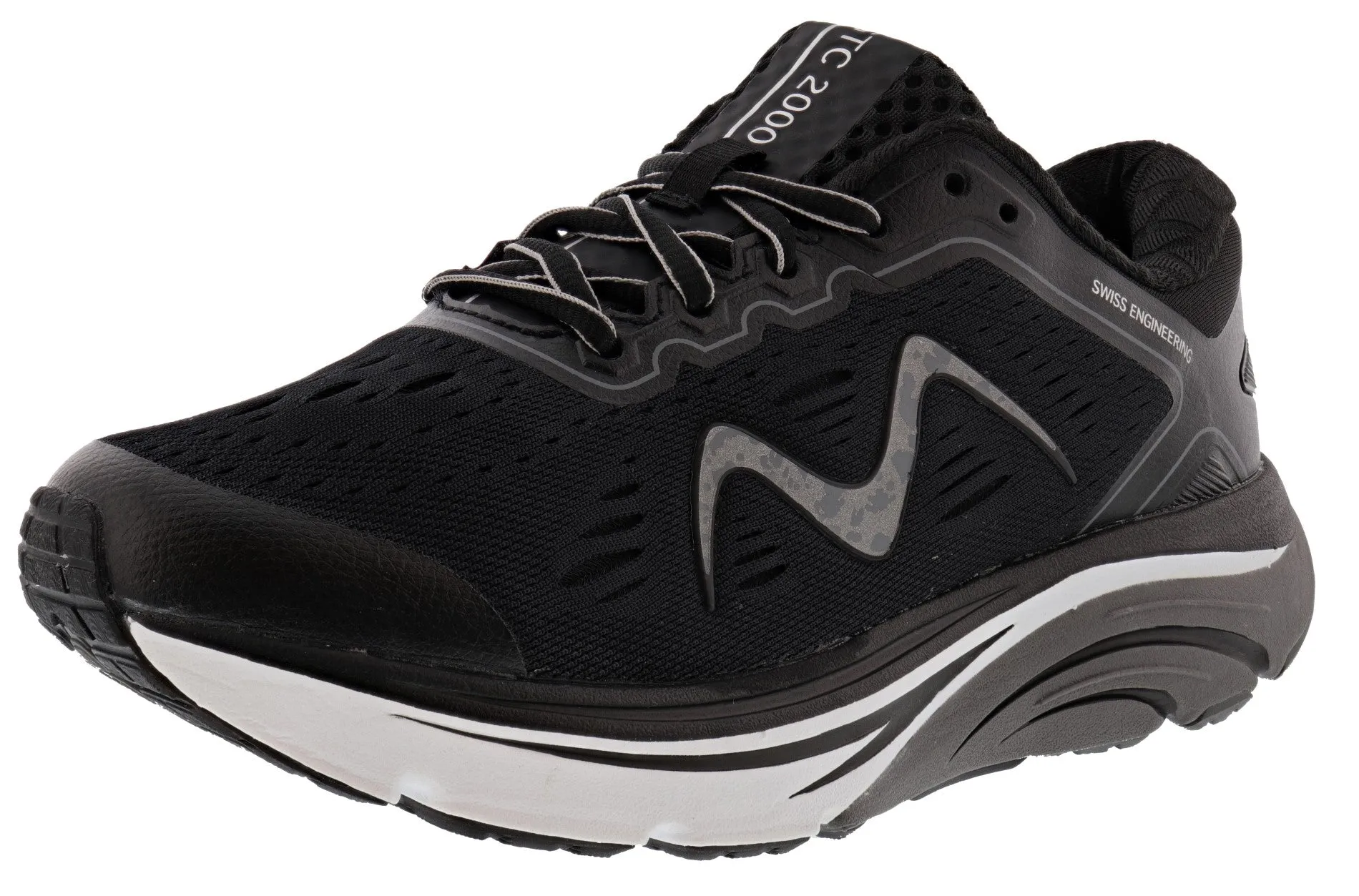 MBT Women Rocker Bottom Endurance Running Shoes GTC-2000 ankle - support running with a bandana
