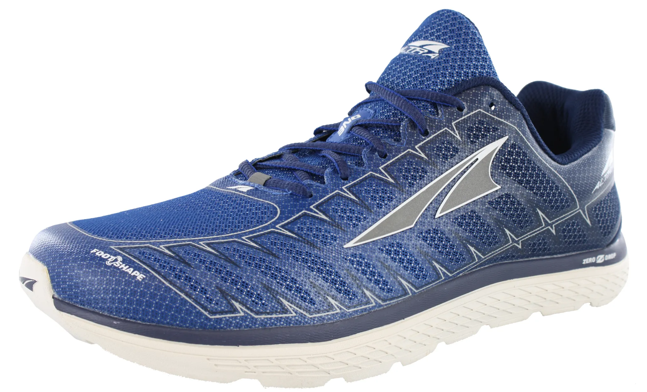 Arch Support Benefit Altra Men's One V3 Zero Drop Foot Shape Running Shoes