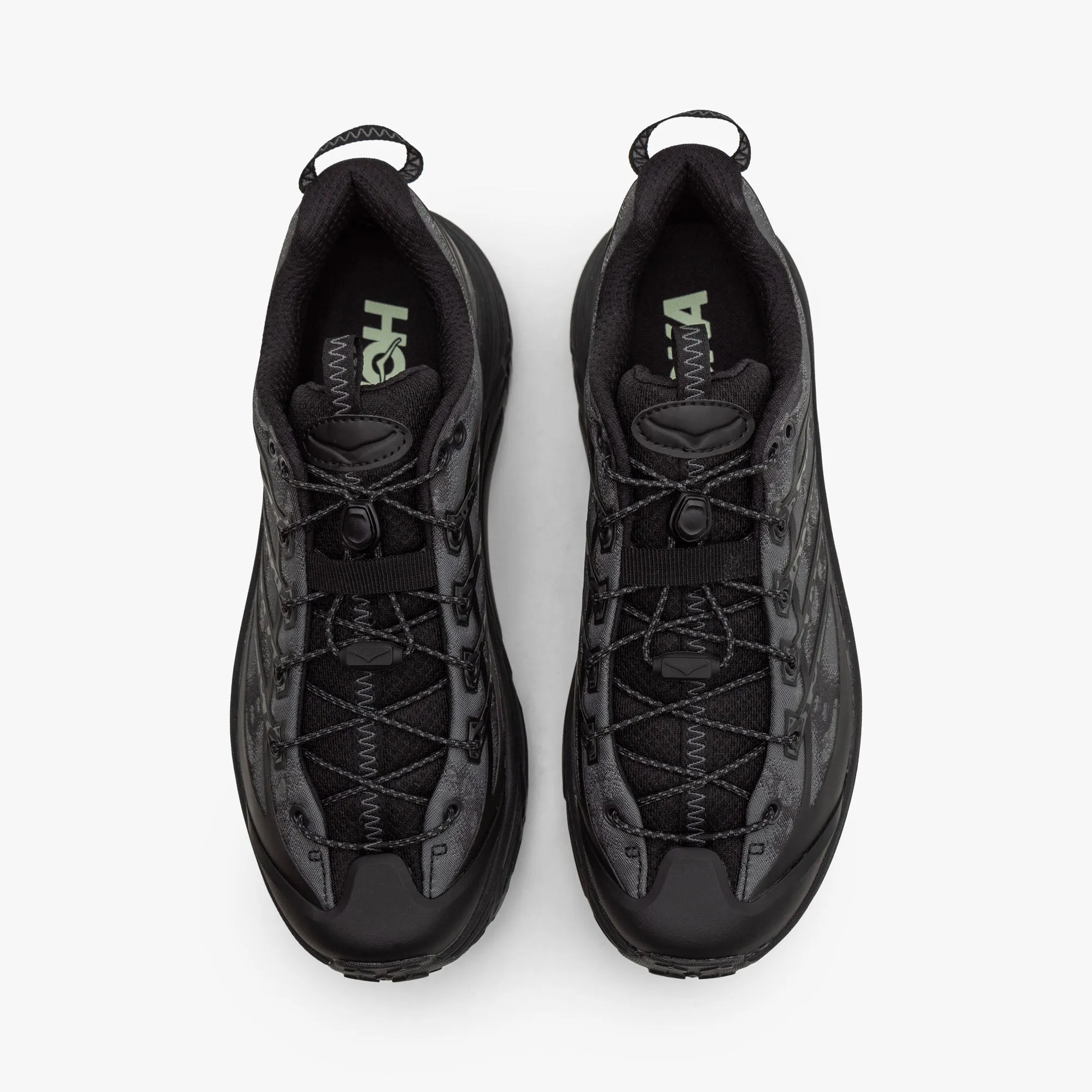 ethnic - themed running option Anti microbial Hoka Mafate Three2 TS Black / Carbon Black
