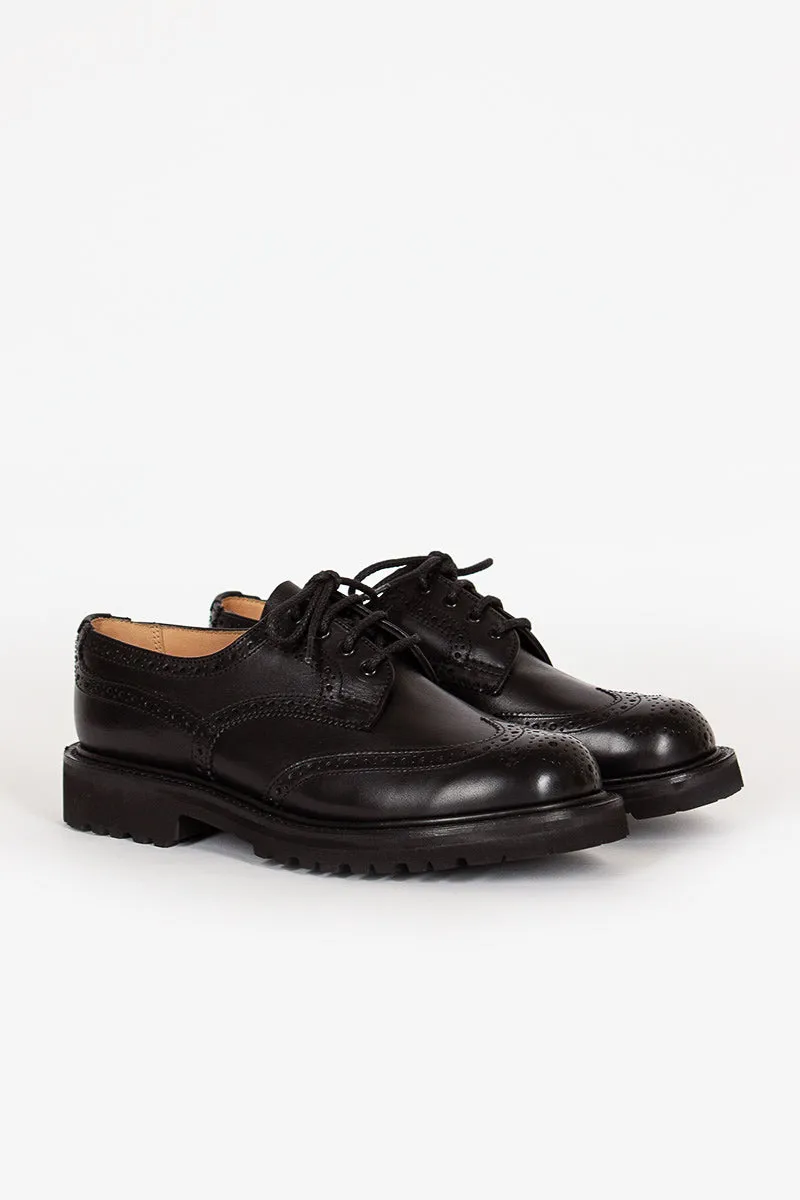 Anne Leather Brogue Black Daily Movement