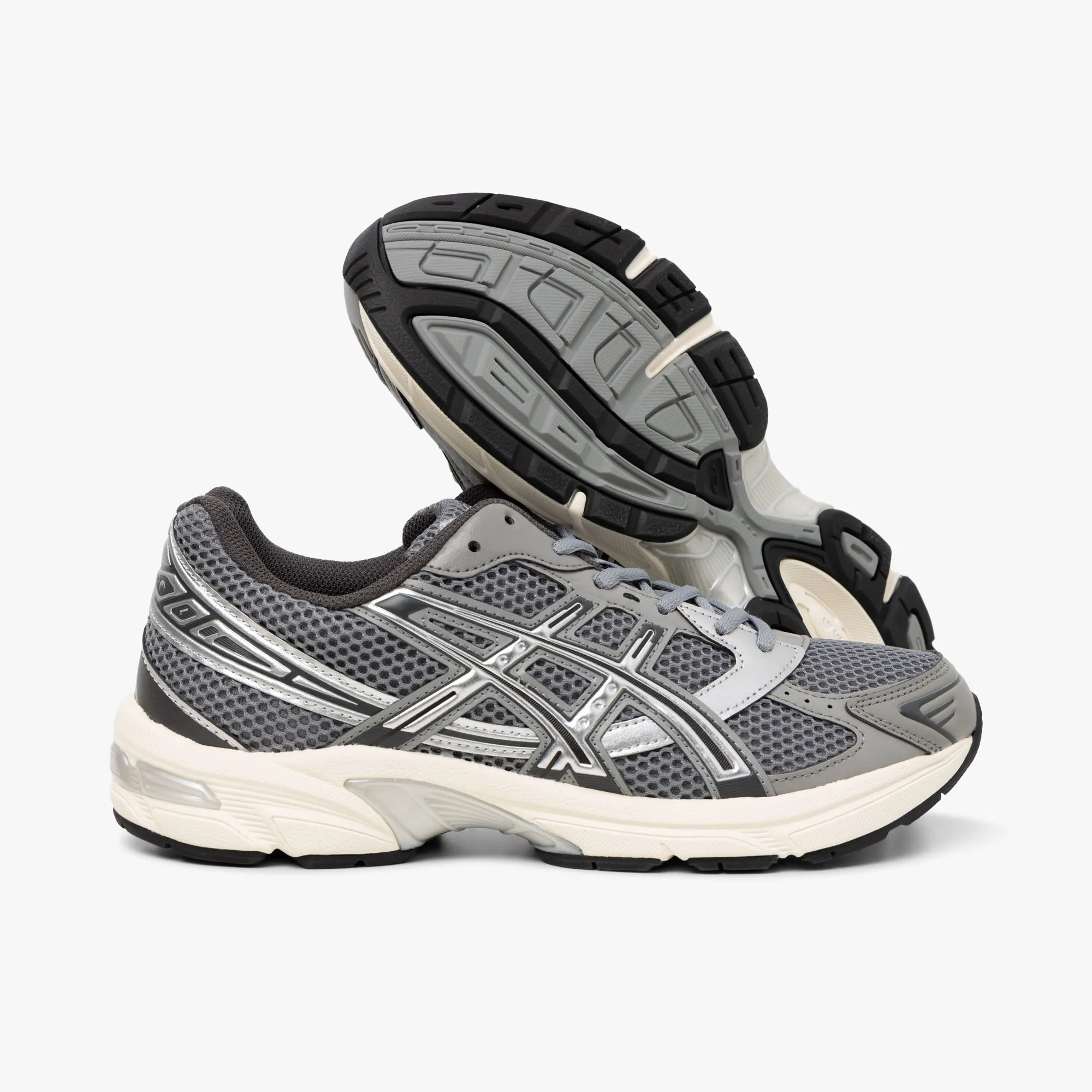 ASICS GEL-1130 Clay Grey / Pure Silver Back Heel