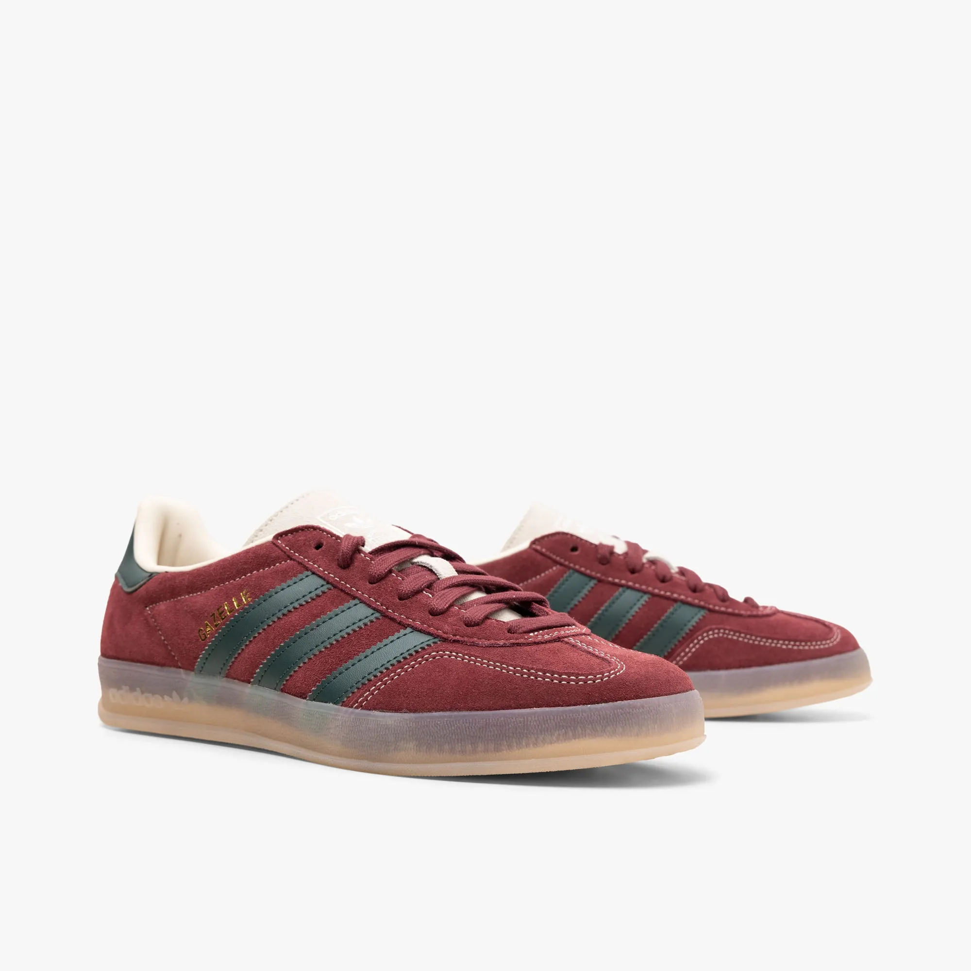 adidas Originals Gazelle Indoor Shadow Red / Shadow Green - Wonder White Active Cushion