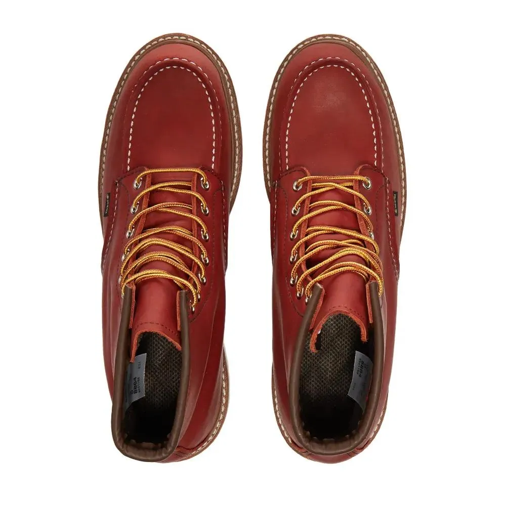 Red Wing Men's 6-Inch Classic Moc 8864 Russet Taos Gore-Tex Waterproof Sporty Vibe