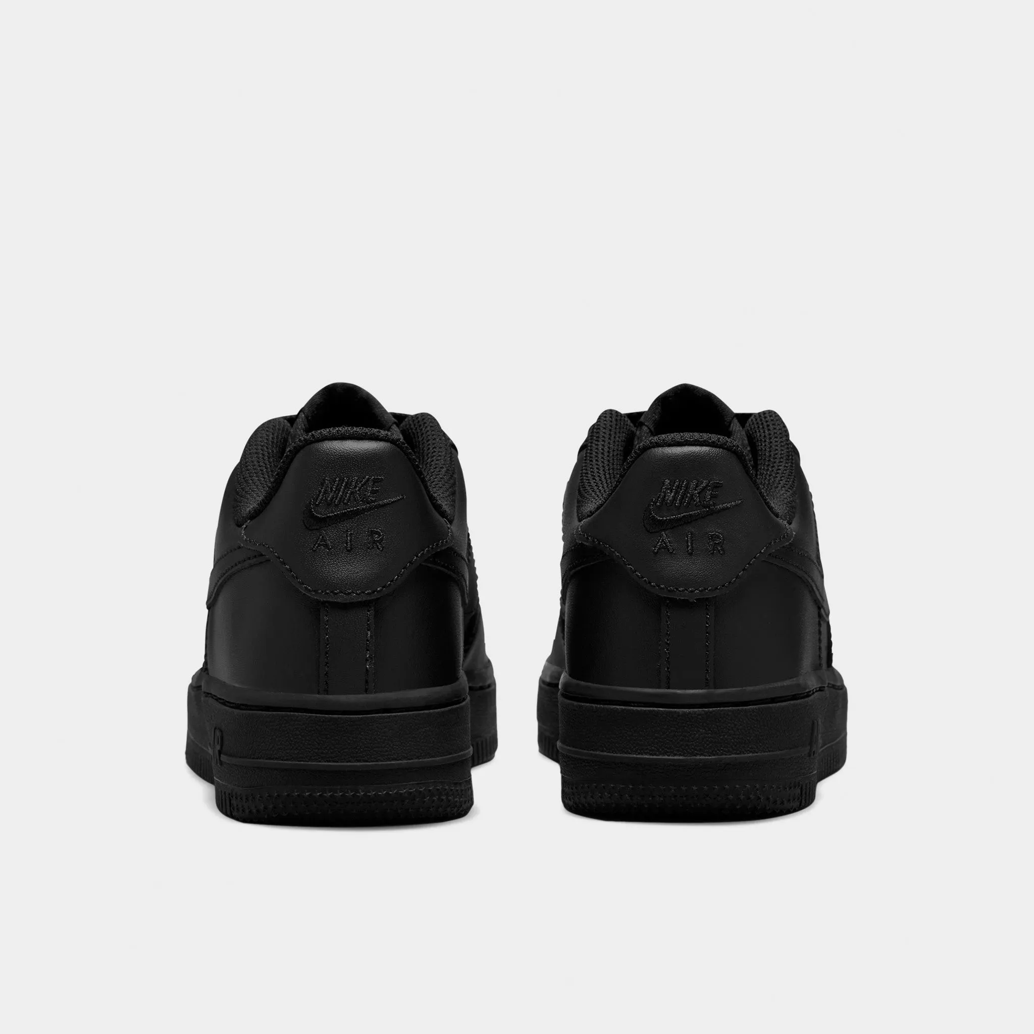 Nike Air Force 1 LE GS Black / Black Power Control Reinforced Eyelet System