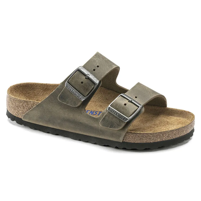 Arizona Faded Khaki Soft Footbed Padded collar Toe Protection
