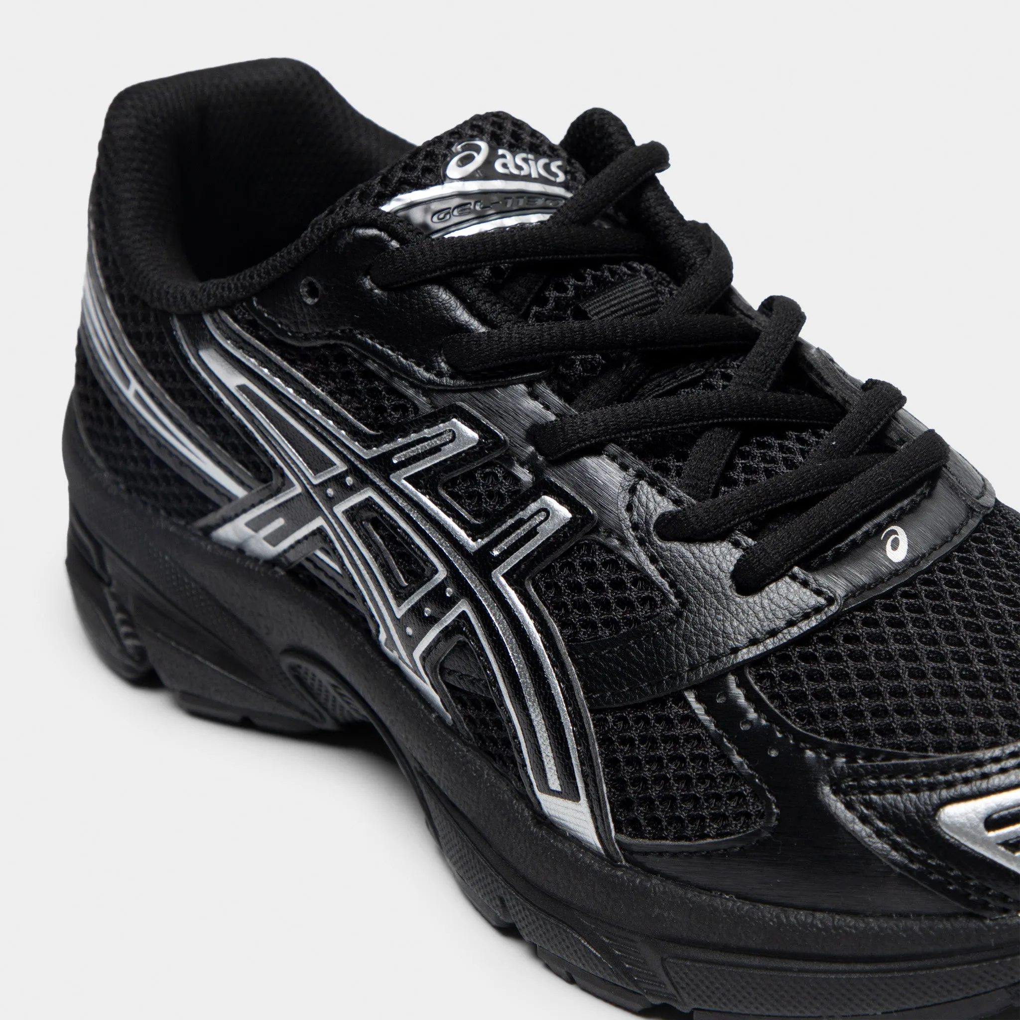 impact - resistant midsole shoes Soft midsoles ASICS GEL-1130 GS Black / Pure Silver