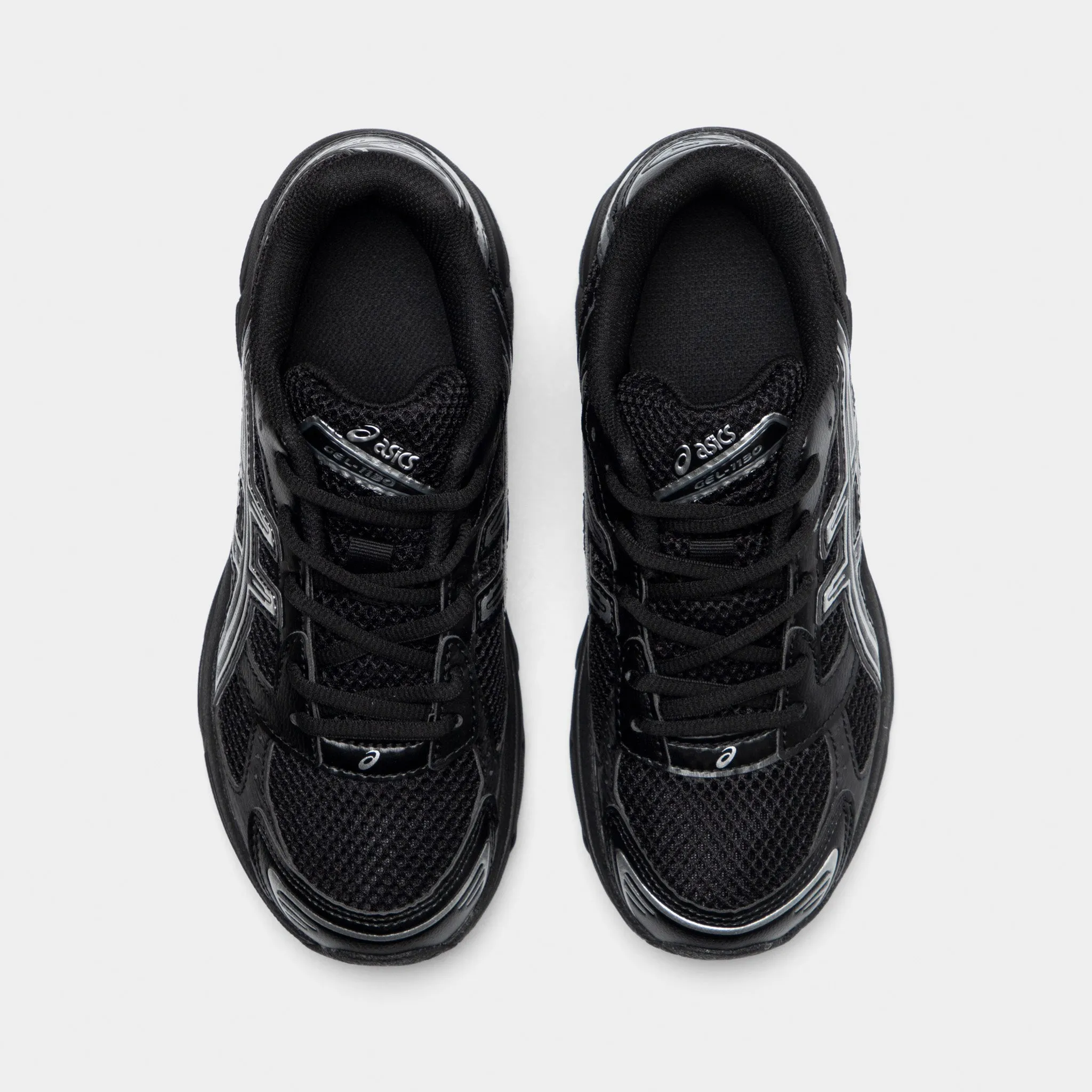 ASICS GEL-1130 GS Black / Pure Silver drama - themed running wear functional running shoes