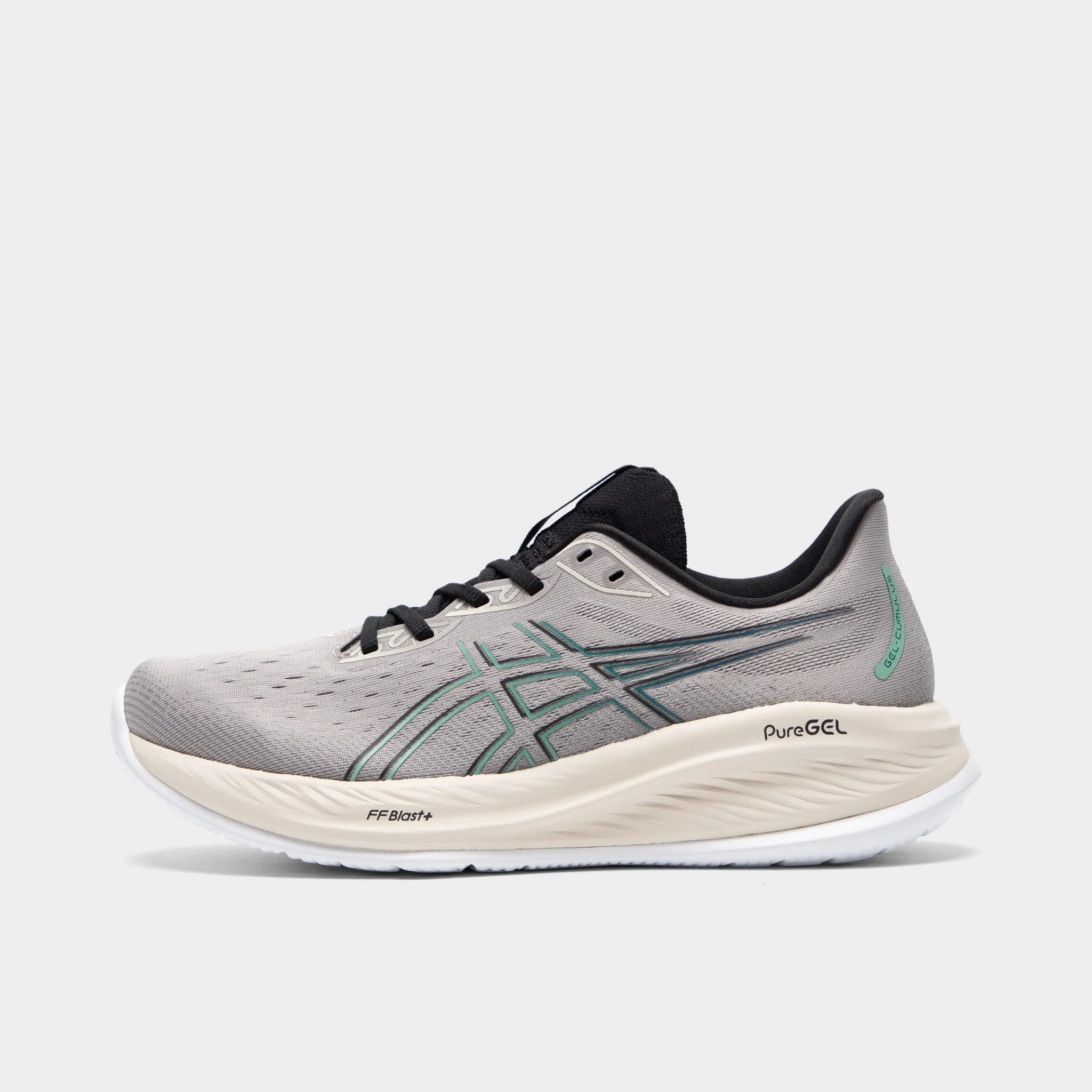 monogrammed running gear ASICS GEL-Cumulus 26 Moonrock / Dark Mint