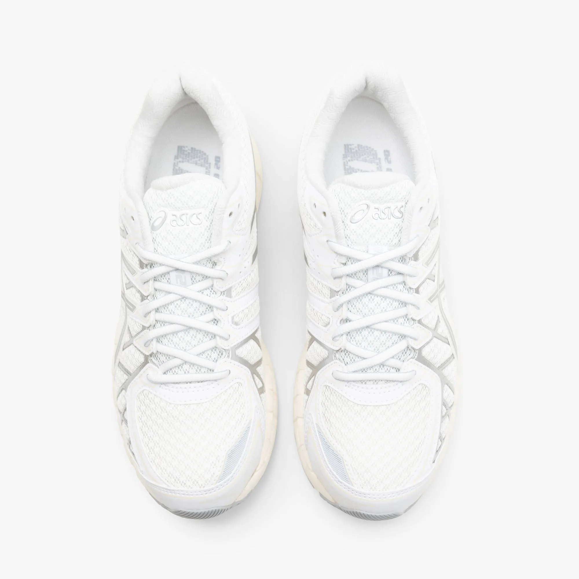 ASICS Gel-Kayano 20 White / Pure Silver Lightweight Shoes running in fog shoes