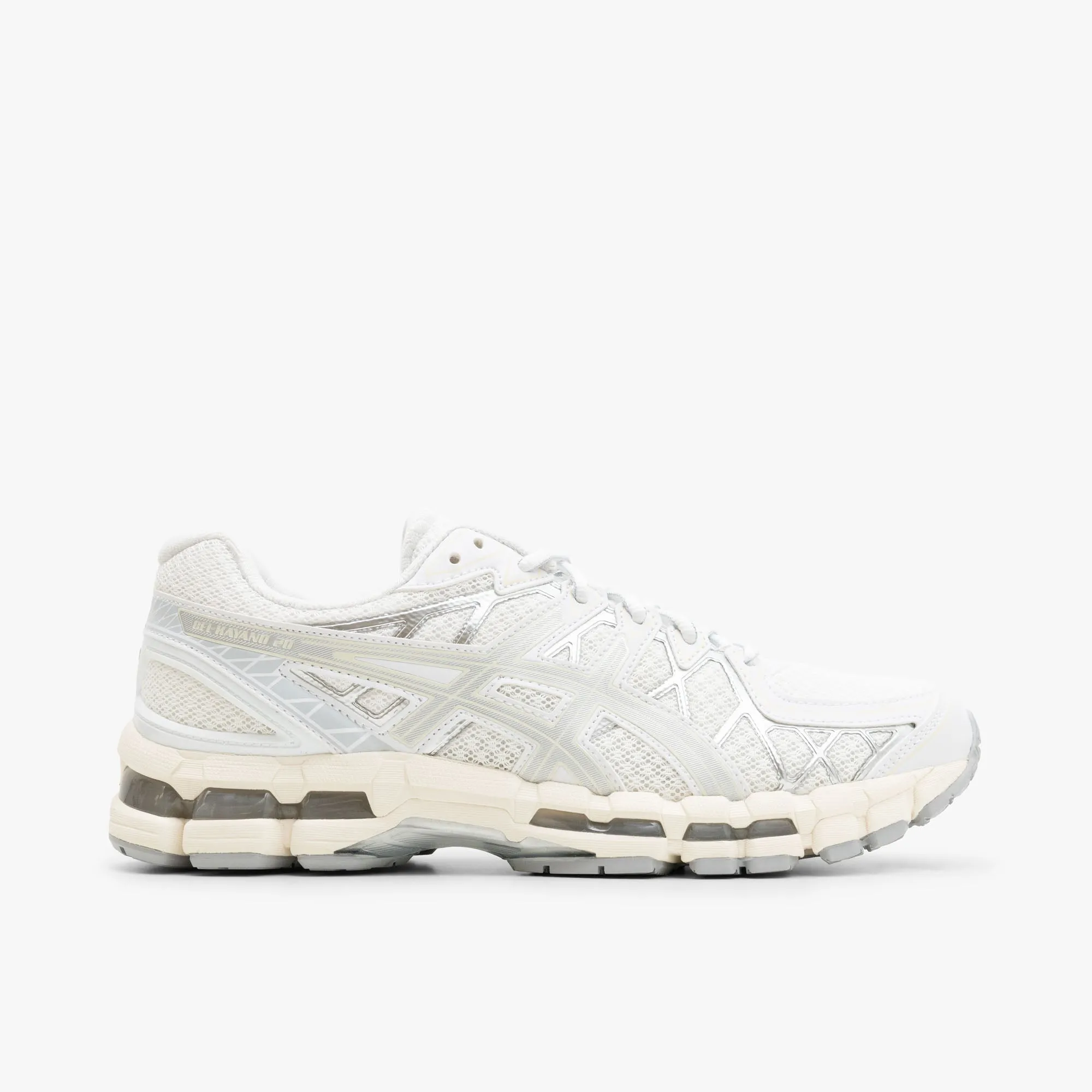 ASICS Gel-Kayano 20 White / Pure Silver running shoes for men in their 40s