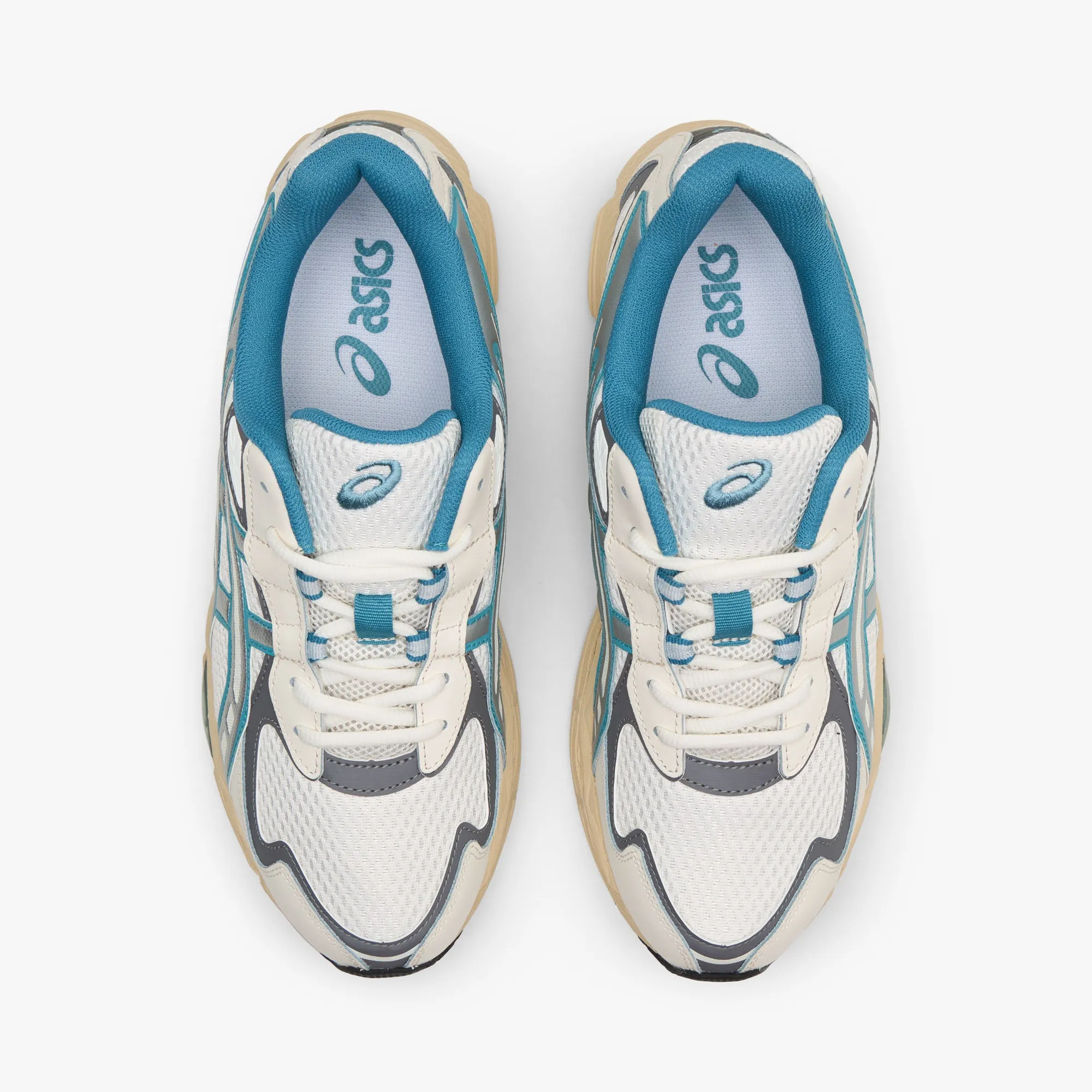 contemporary - style shoes ASICS GEL-NYC 2055 Cream / Blue Teal