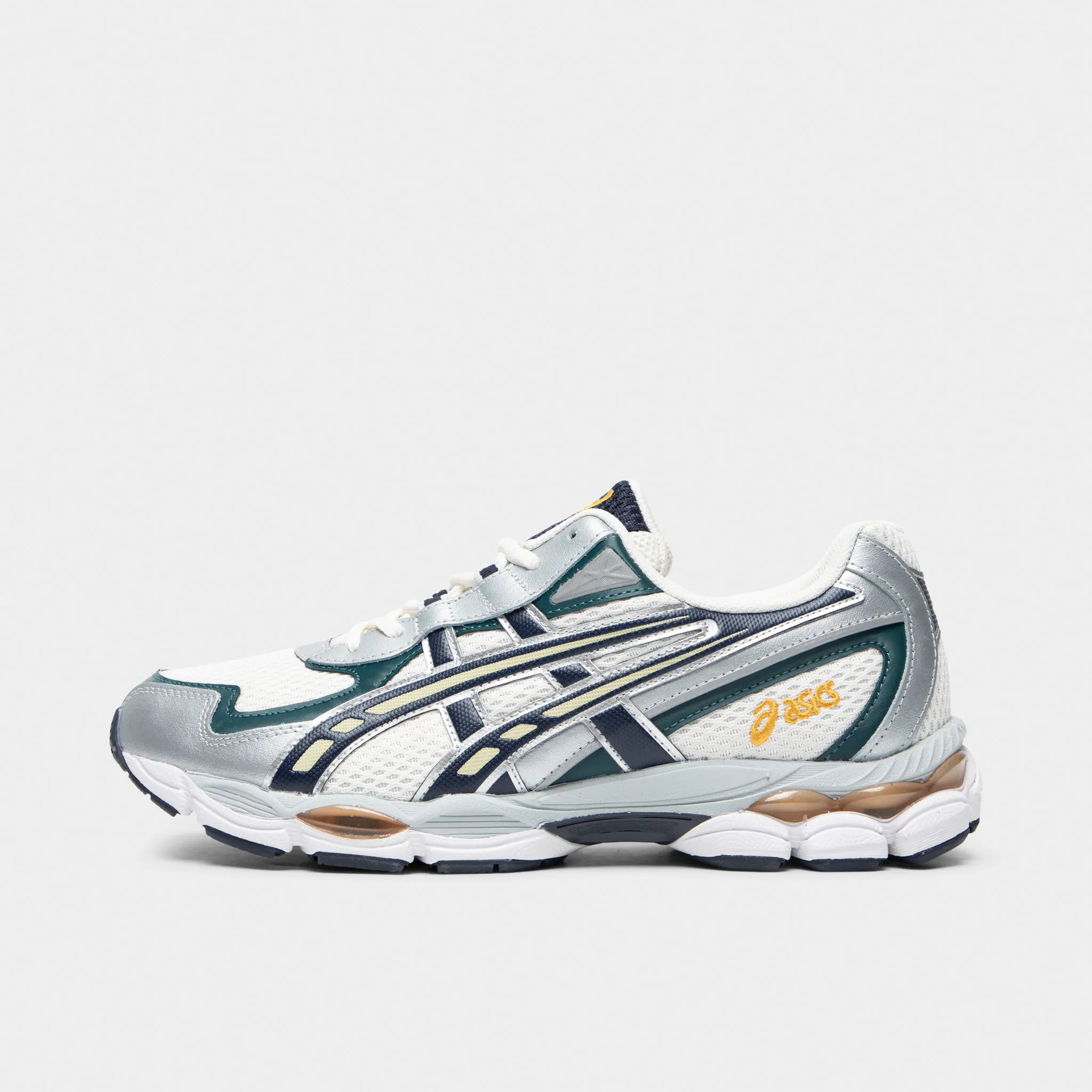 running in a bike lane area shoes antimicrobial upper shoes Asics GEL-NYC 2055 Cream / Midnight