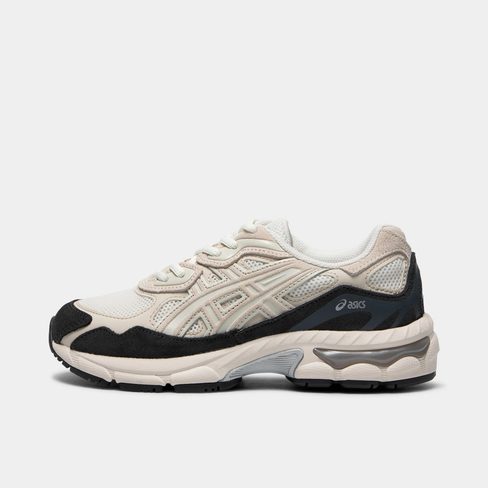 Quick Comfort amateur - grade shoes ASICS GEL-NYC GS Cream / Smoke Grey