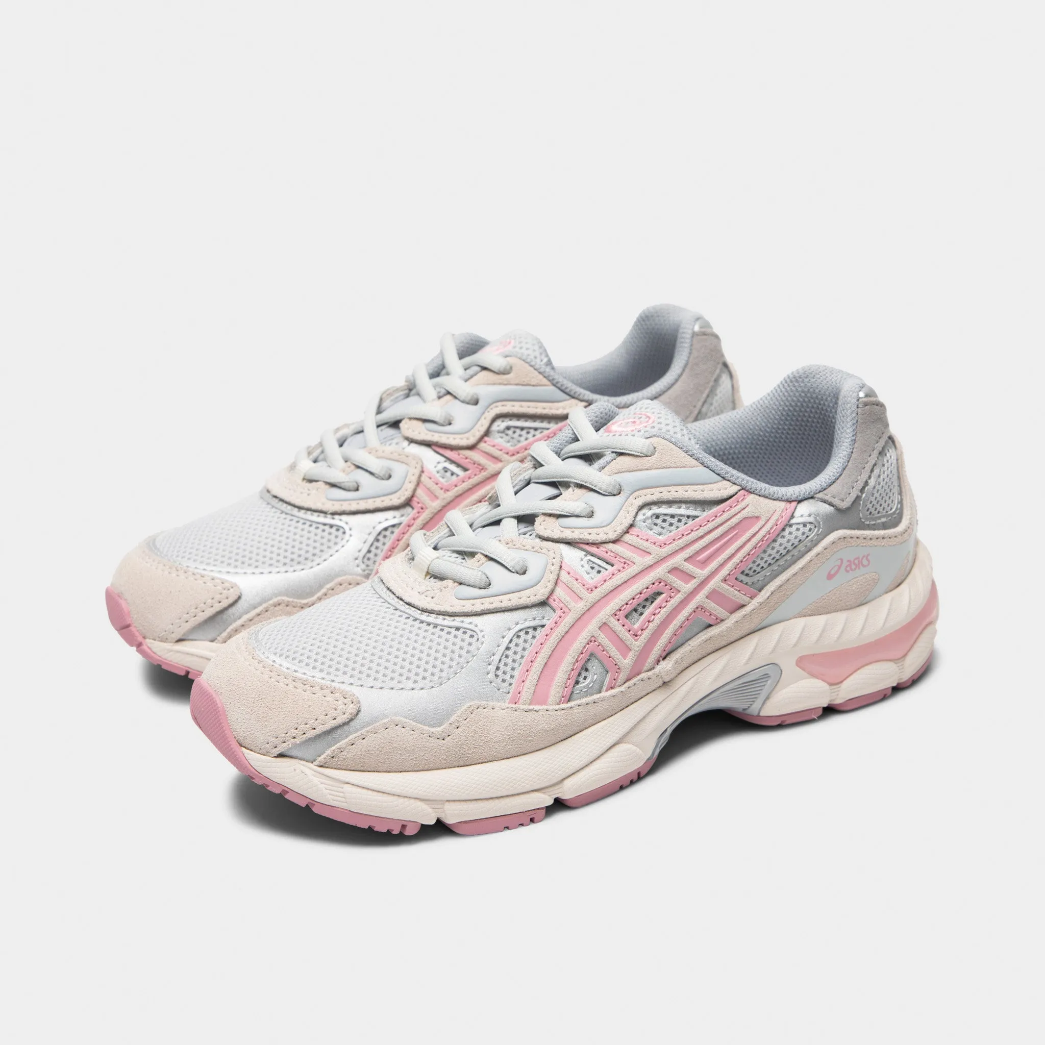 EVA midsole running shoes social running shoe appeal ASICS GEL-NYC GS Glacier Grey / Coneflower