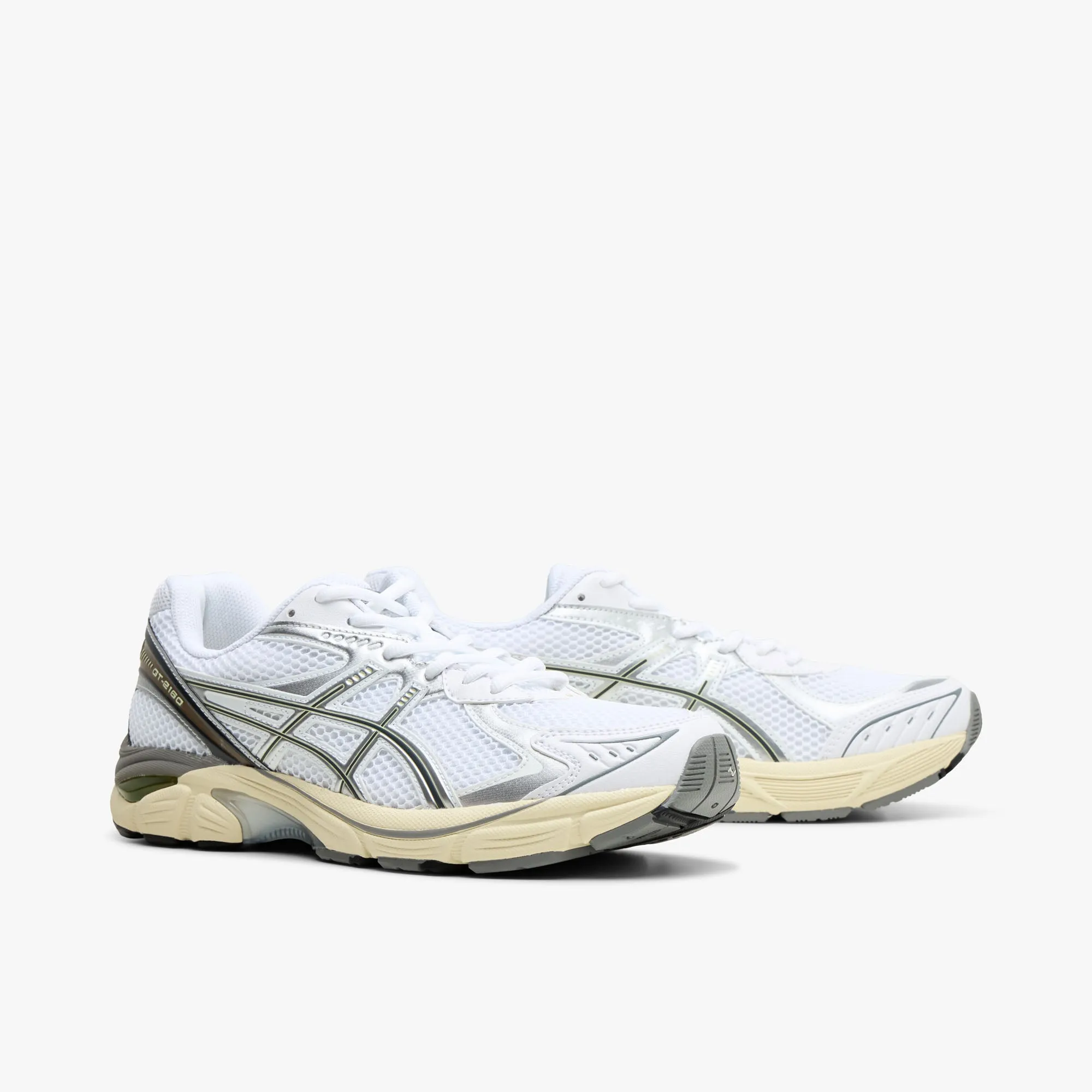 ASICS GT-2160 White / Brown - Silver adult shoe aesthetics