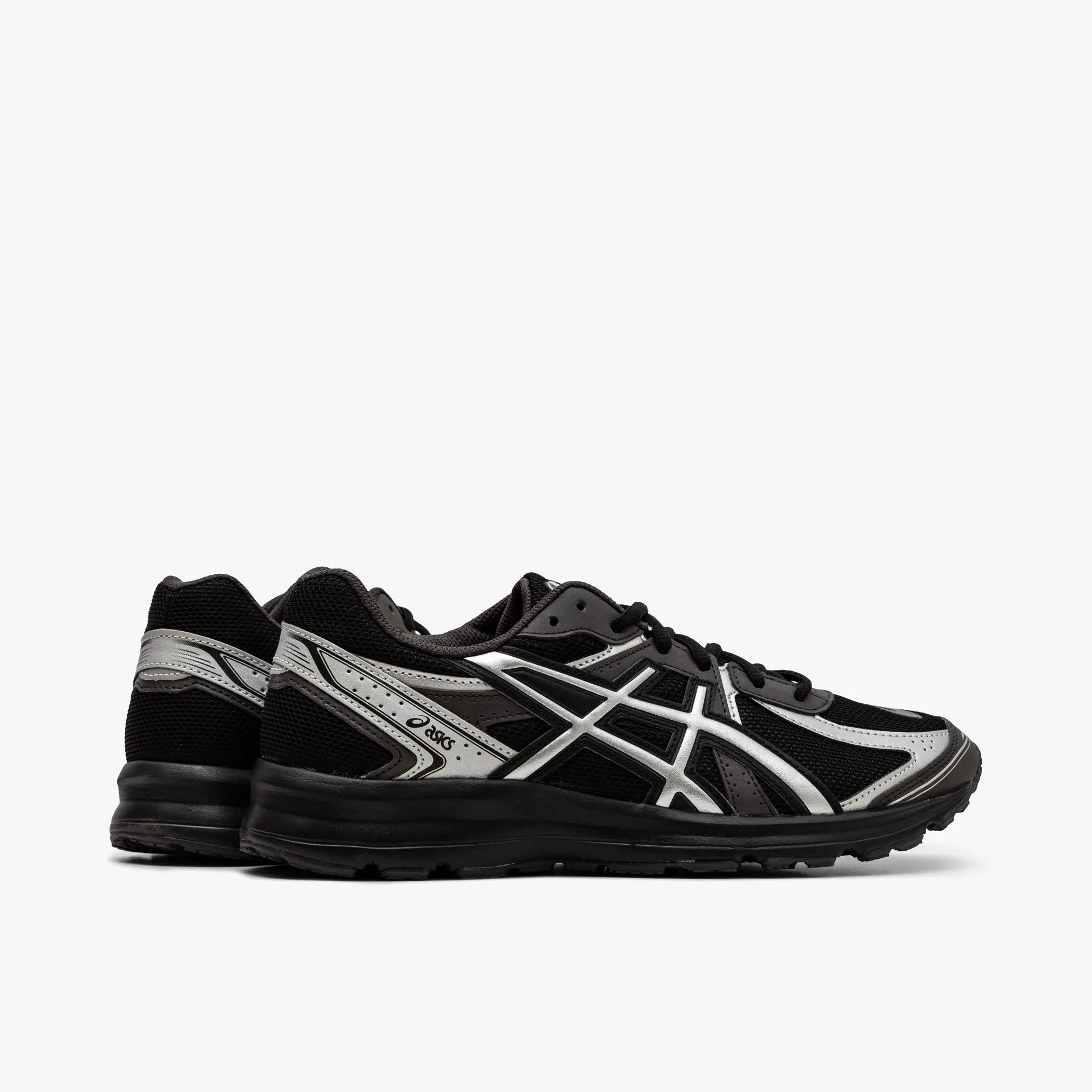 ASICS Jog 100S / Black / Pure Silver Comfort Socksliner smooth shoes
