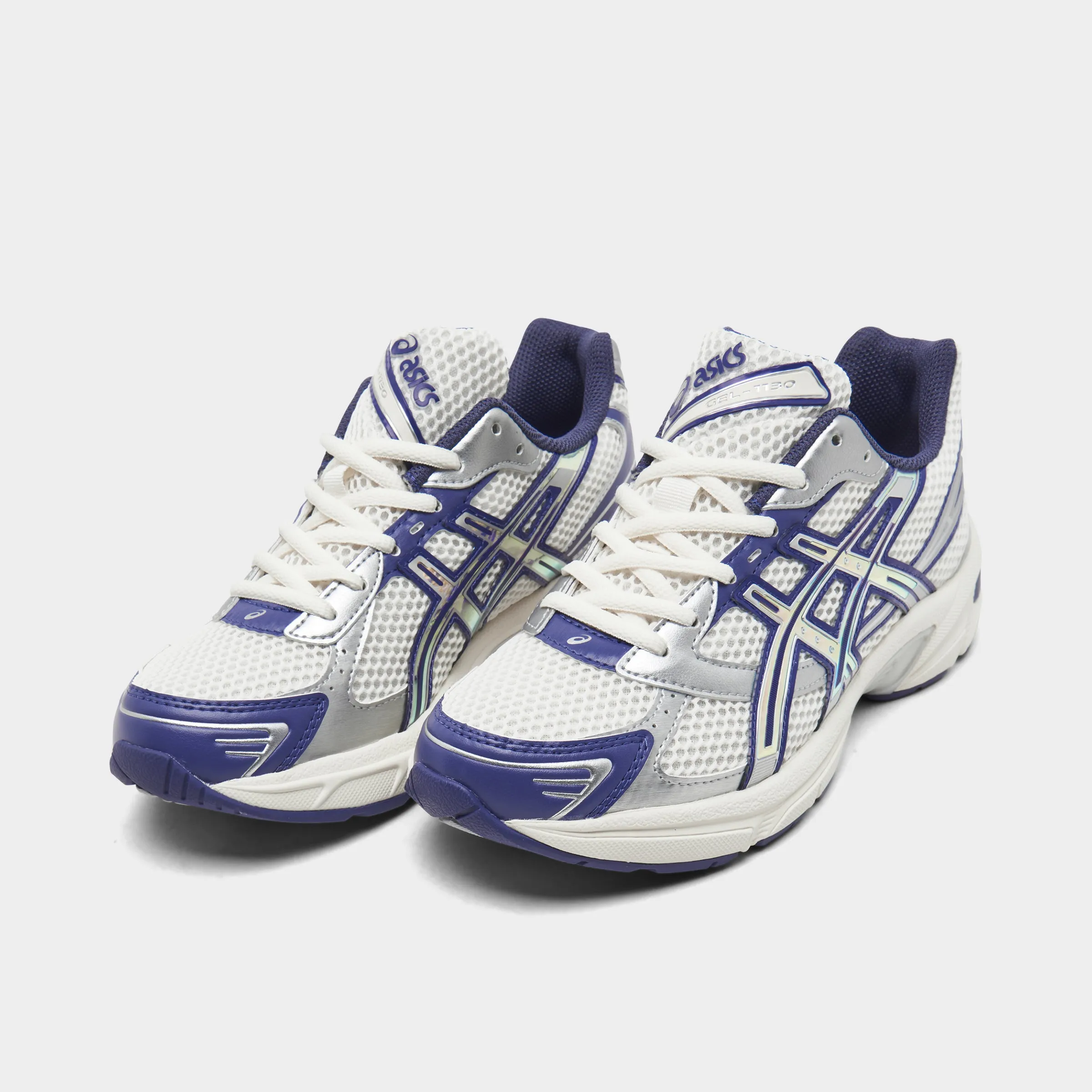 ASICS Women's GEL-1130 Cream / Skipper Blue Quick - drying fabric Slip On Design