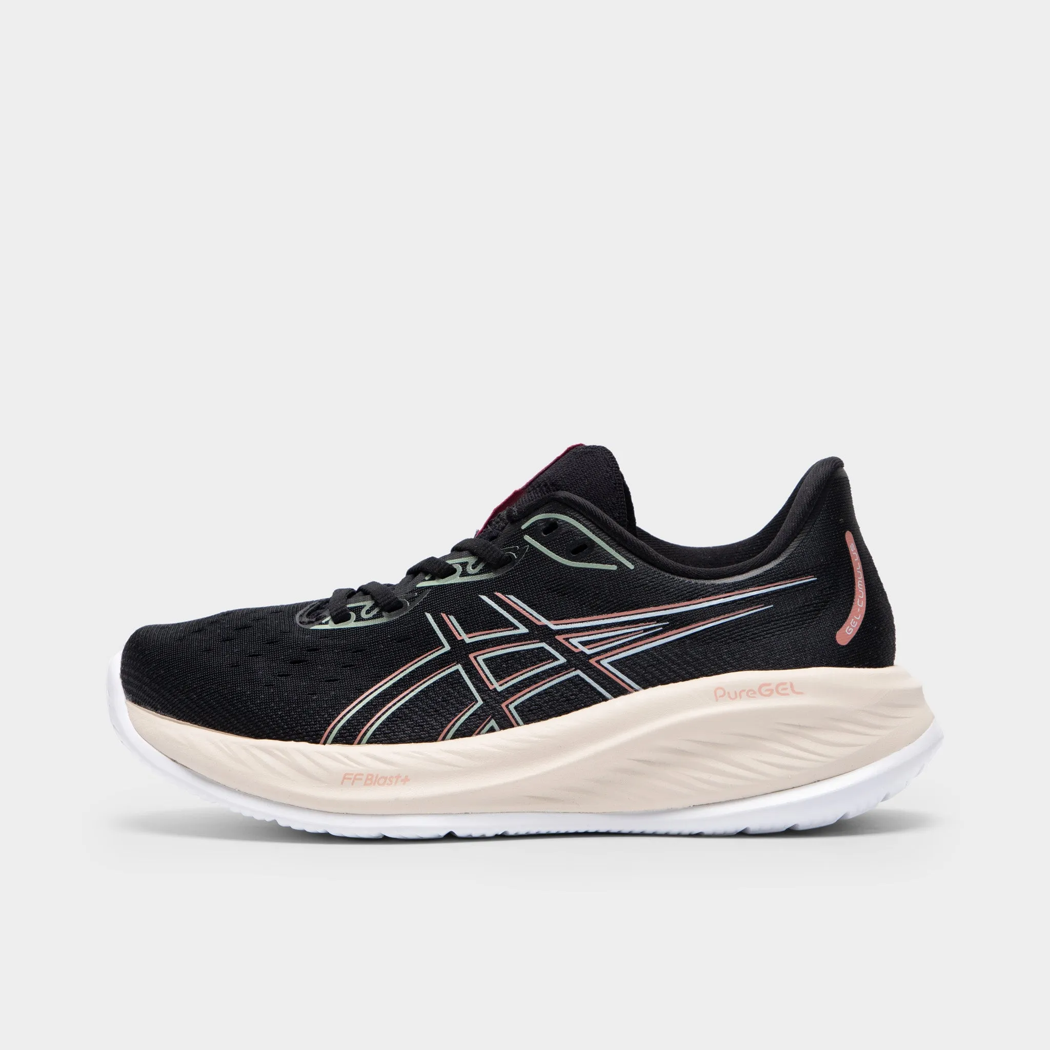 running as a hobby ASICS Women's GEL-Cumulus 26 Black / Dark Jade