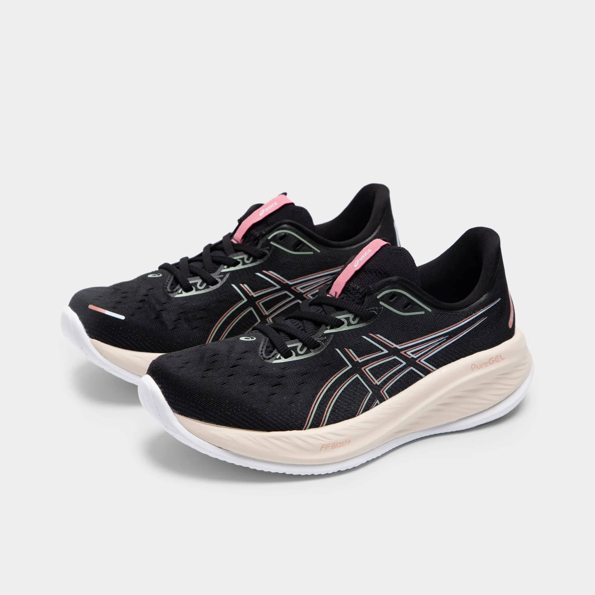 corporate - run running shoes running for speed shoes ASICS Women's GEL-Cumulus 26 Black / Dark Jade
