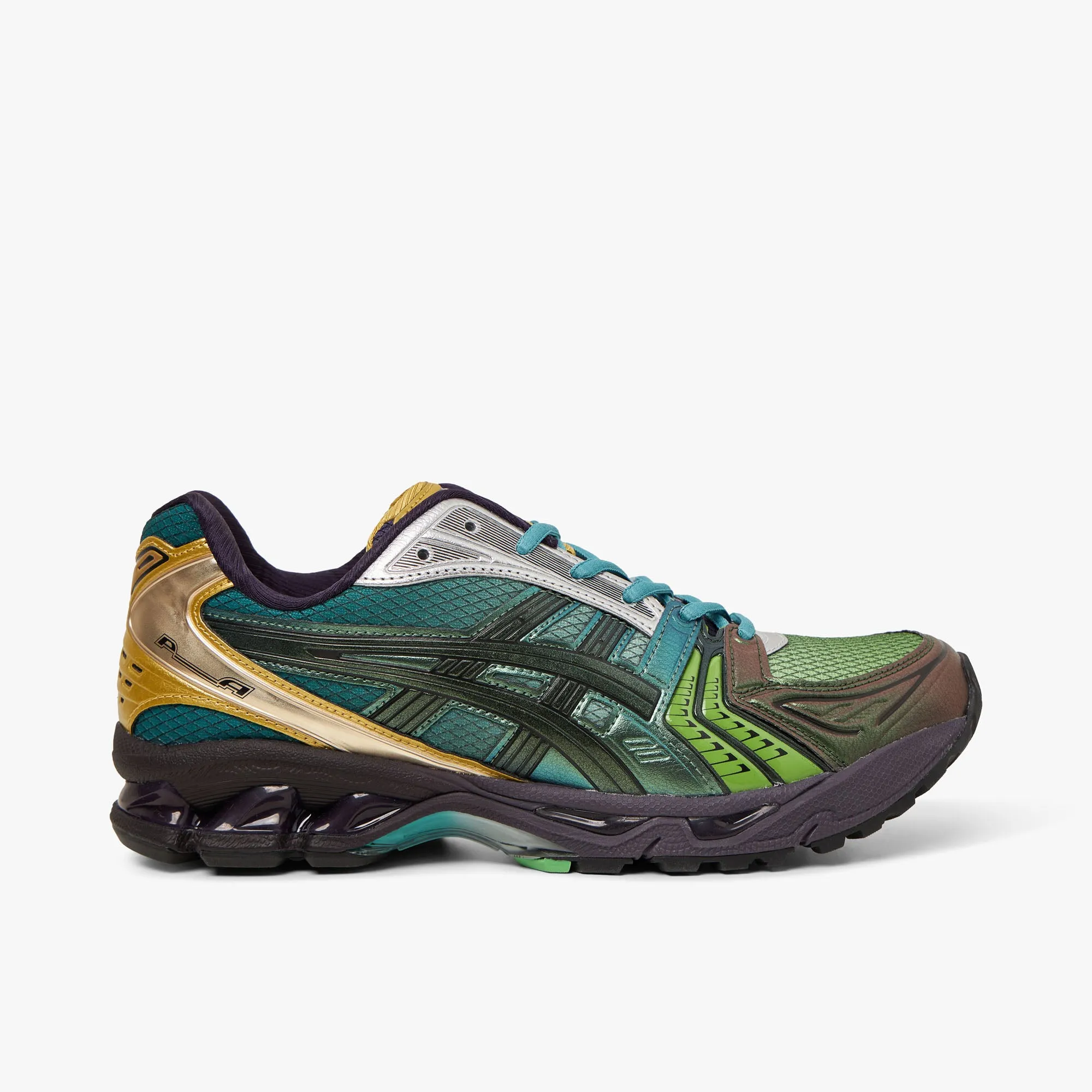 ASICS x P. Andrade Gel-Kayano 14 Gradation Green / Metal Green summer shoes neutral running shoes