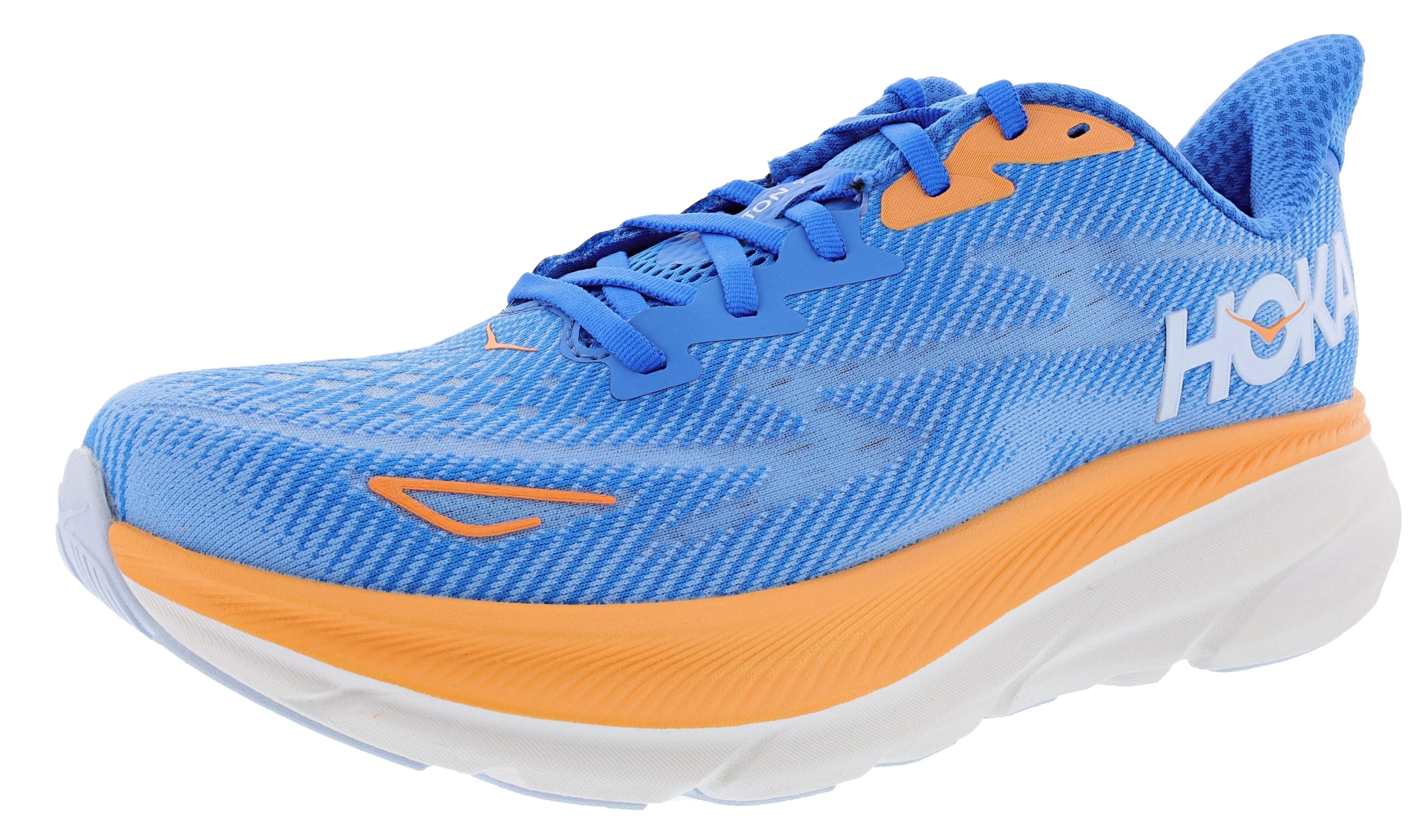 high - top design Hoka Clifton 9 Men's Cushioned Running Shoes