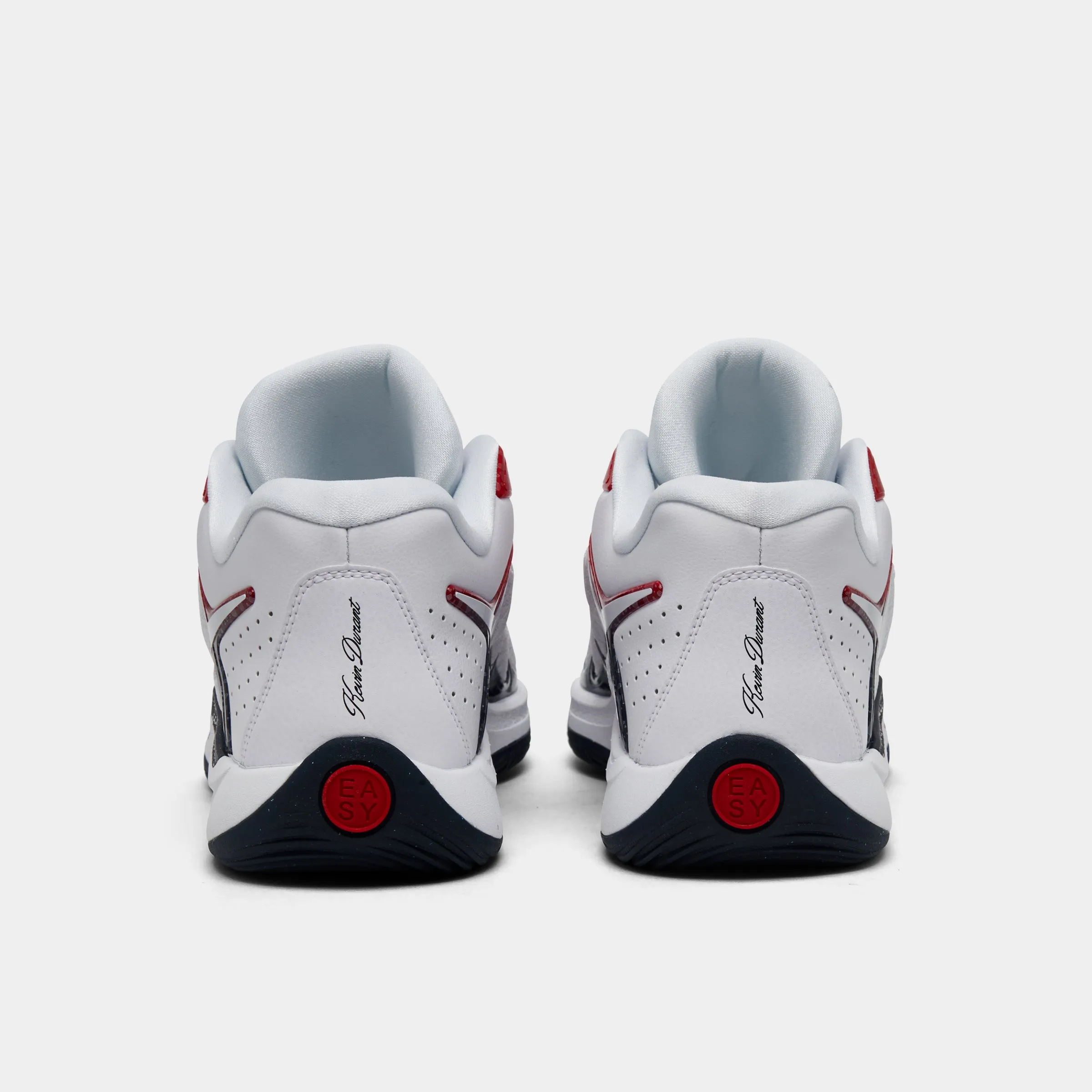 Nike KD17 White / Obsidian - University Red Traction Boost High Traction Pattern