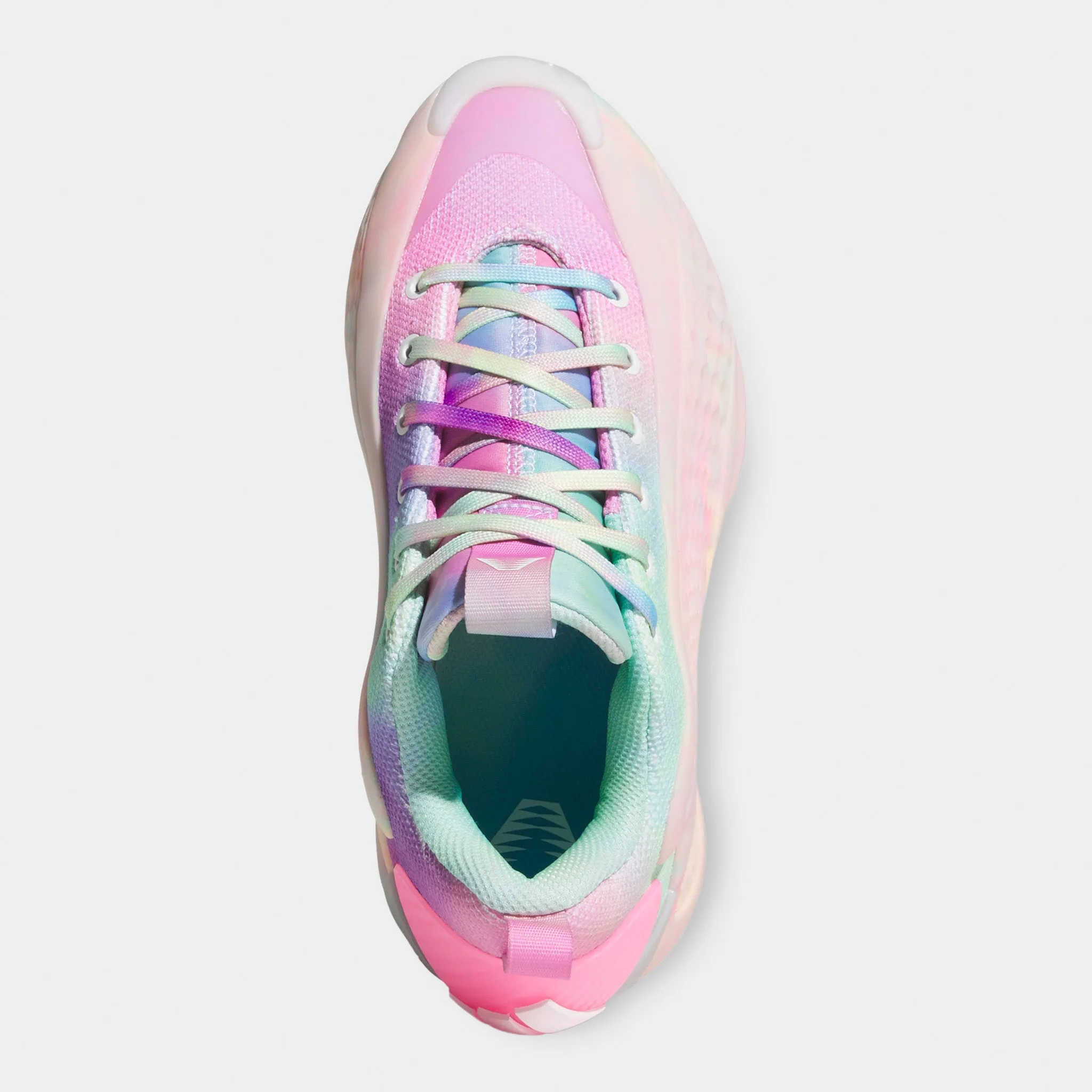 adidas Juniors' Anthony Edwards 1 Low Pink / Green - White Strong Support Ultra-Light Fit