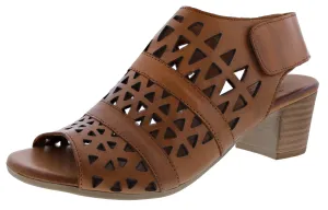 Spring Step Women's Dorotha Adjustable Backstrap Heeled Sandals Autumn Breeze Supportive Outdoor Footwear