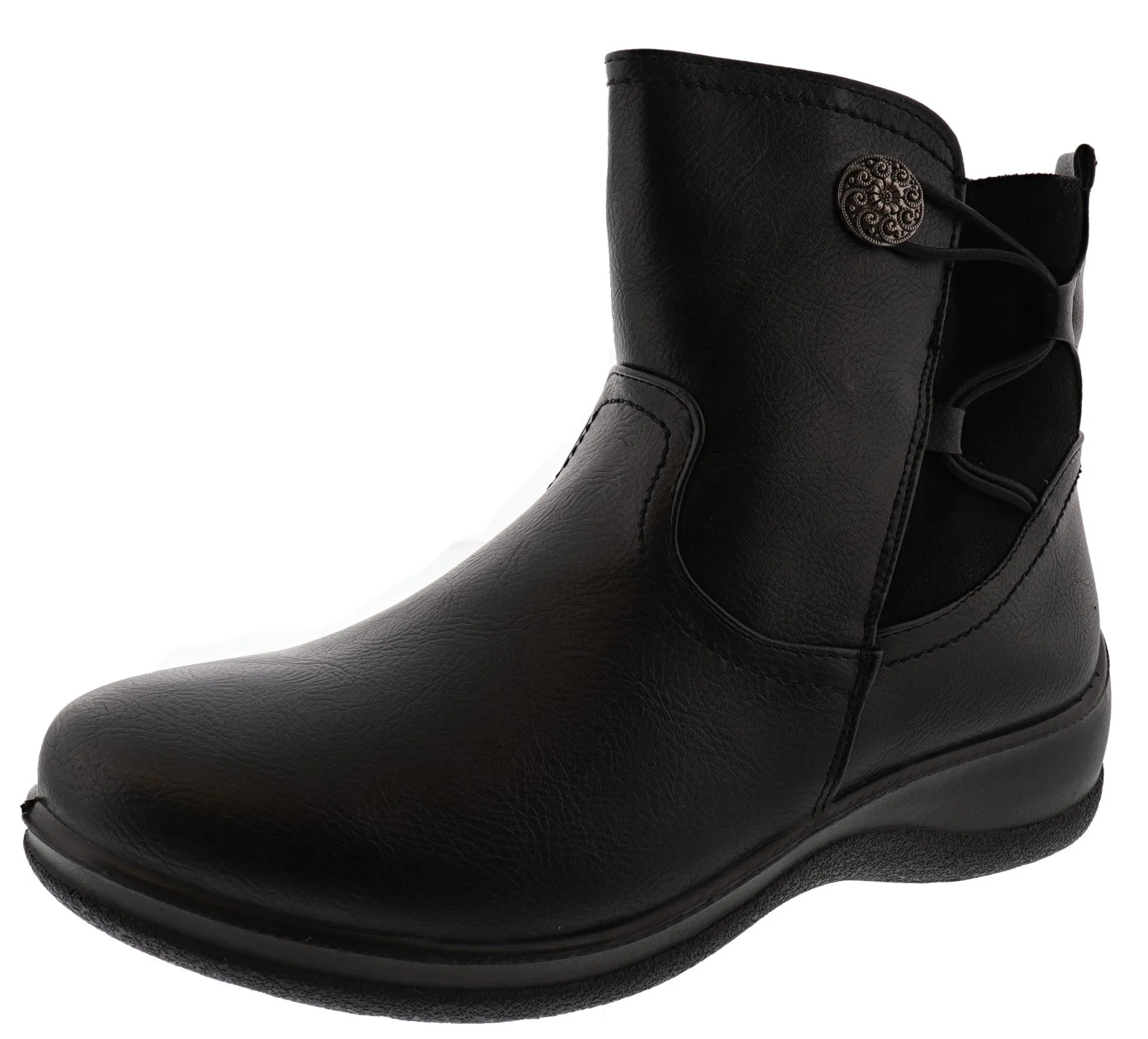 Strong Grip Easy Layer Flexus Women's Aloysia Comfy Ankle Boots