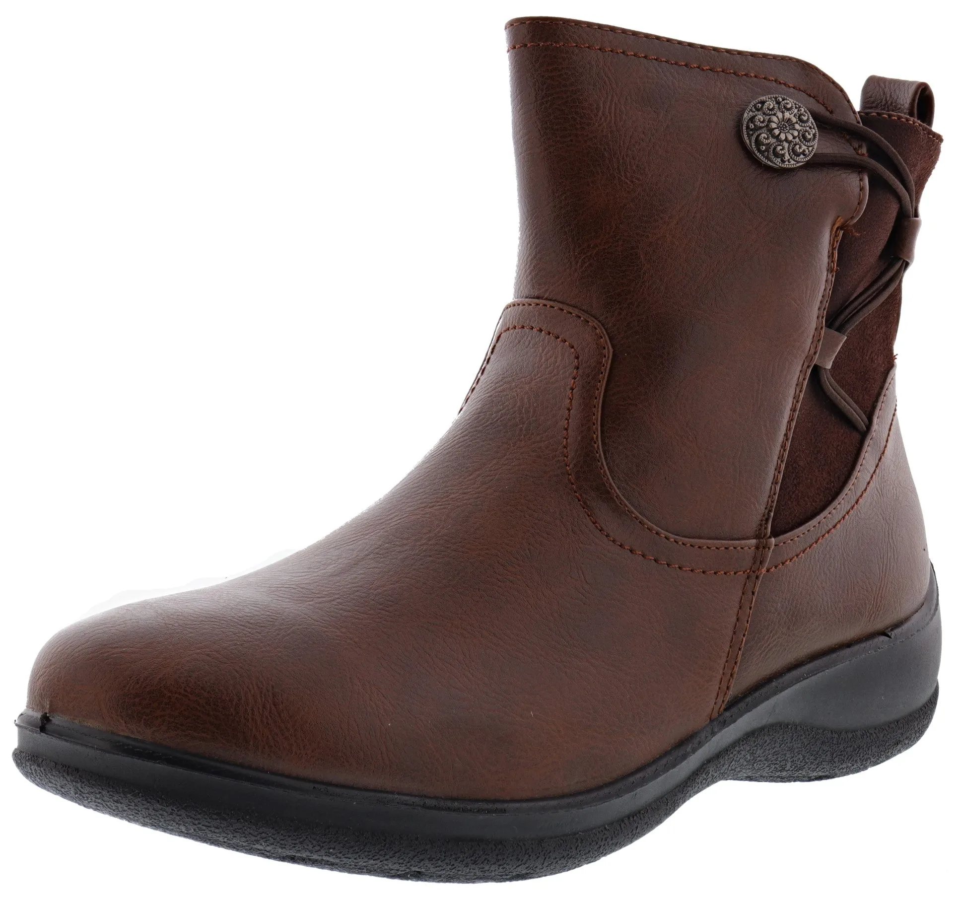 Music Fan City Trek Flexus Women's Aloysia Comfy Ankle Boots