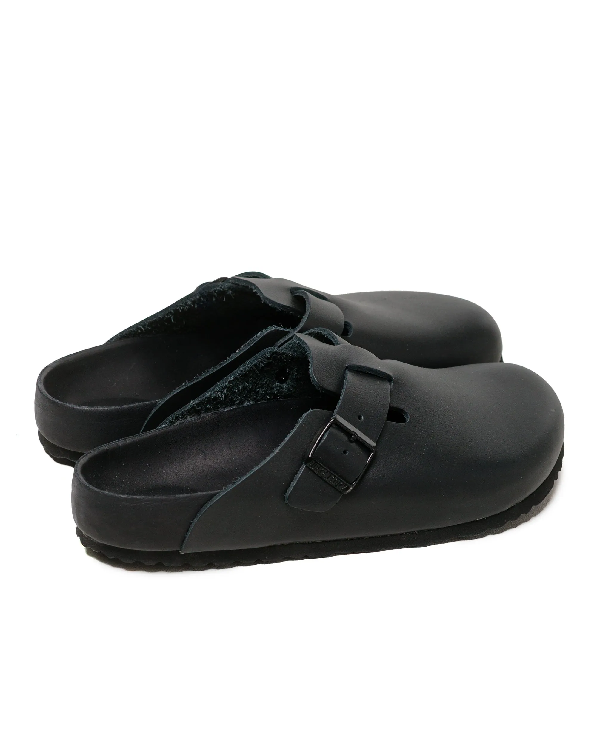 Birkenstock Boston Exquisite Leather Black classic - look