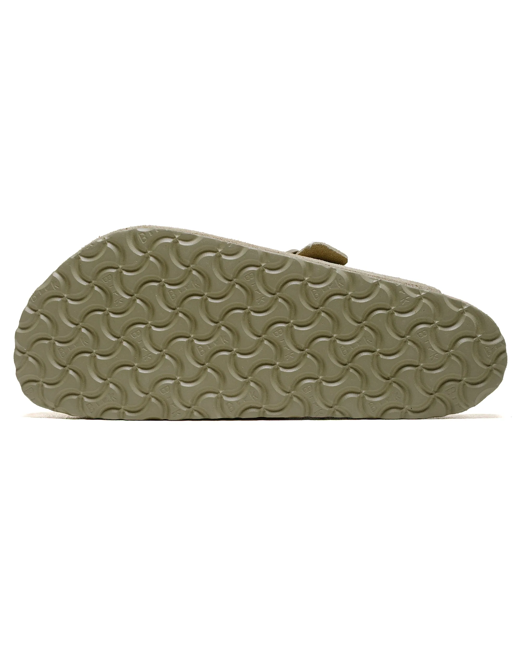 gym - style Birkenstock Boston Faded Khaki Suede