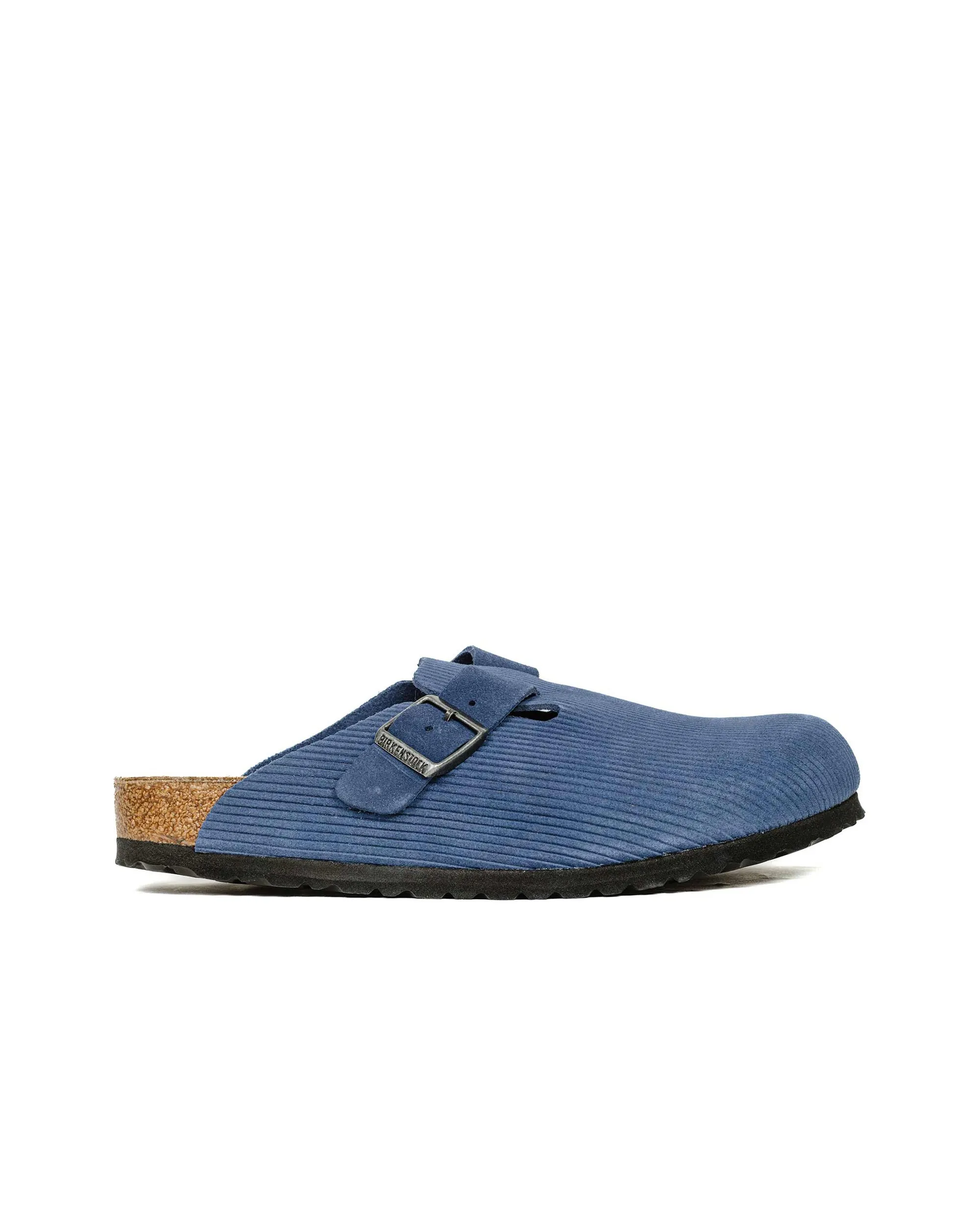 student - style Birkenstock Boston Indigo Blue Suede Corduroy