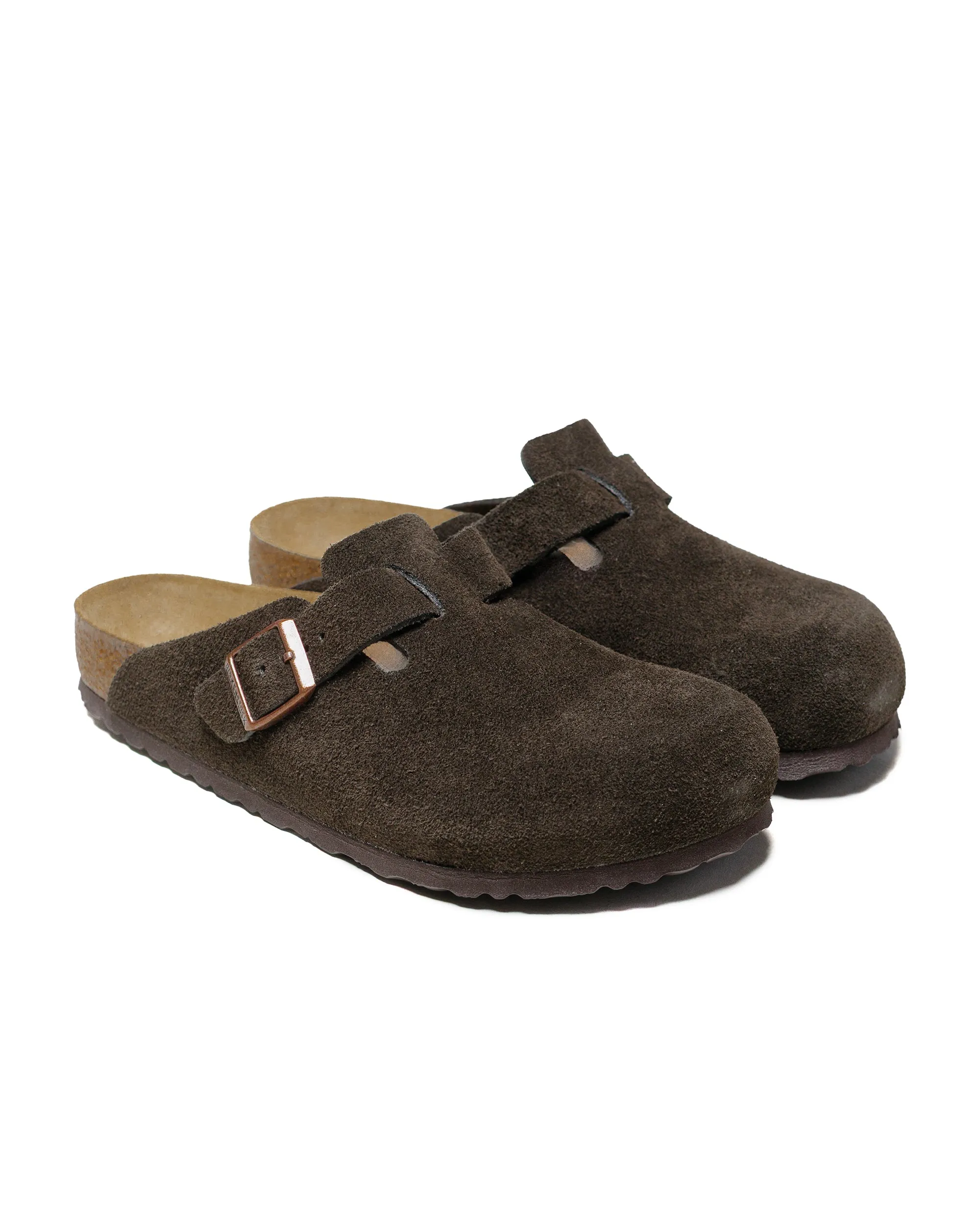 Birkenstock Boston Mocha Suede breathability - level absorbing