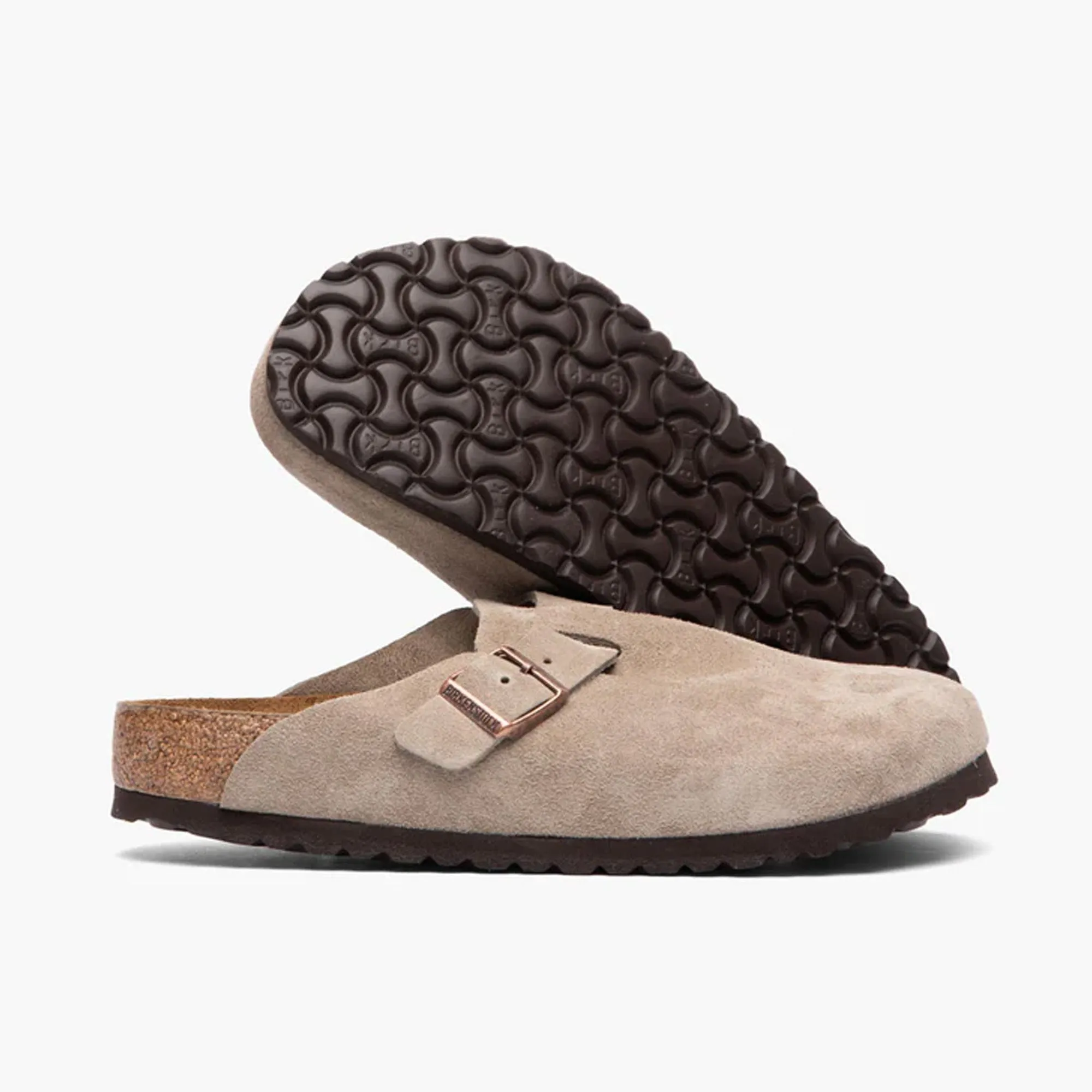 Birkenstock Boston Soft Footbed / Taupe Cool Days shape fit