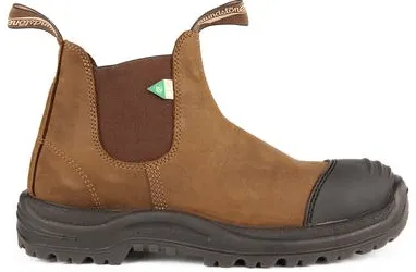 Road Trip Blundstone 169 - Work & Safety Rubber Toe Cap - Saddle Brown