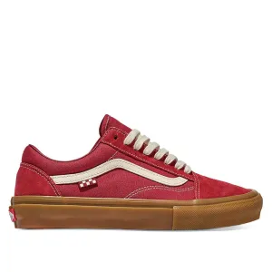 Vans Skate Old Skool - Red/Gum Sporty Frame Skater Motion Fit