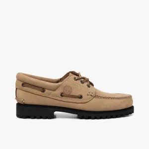 Timberland Authentic 3-Eye Boat Shoe / Taupe Nubuck Ski Resort Visitor Sturdy