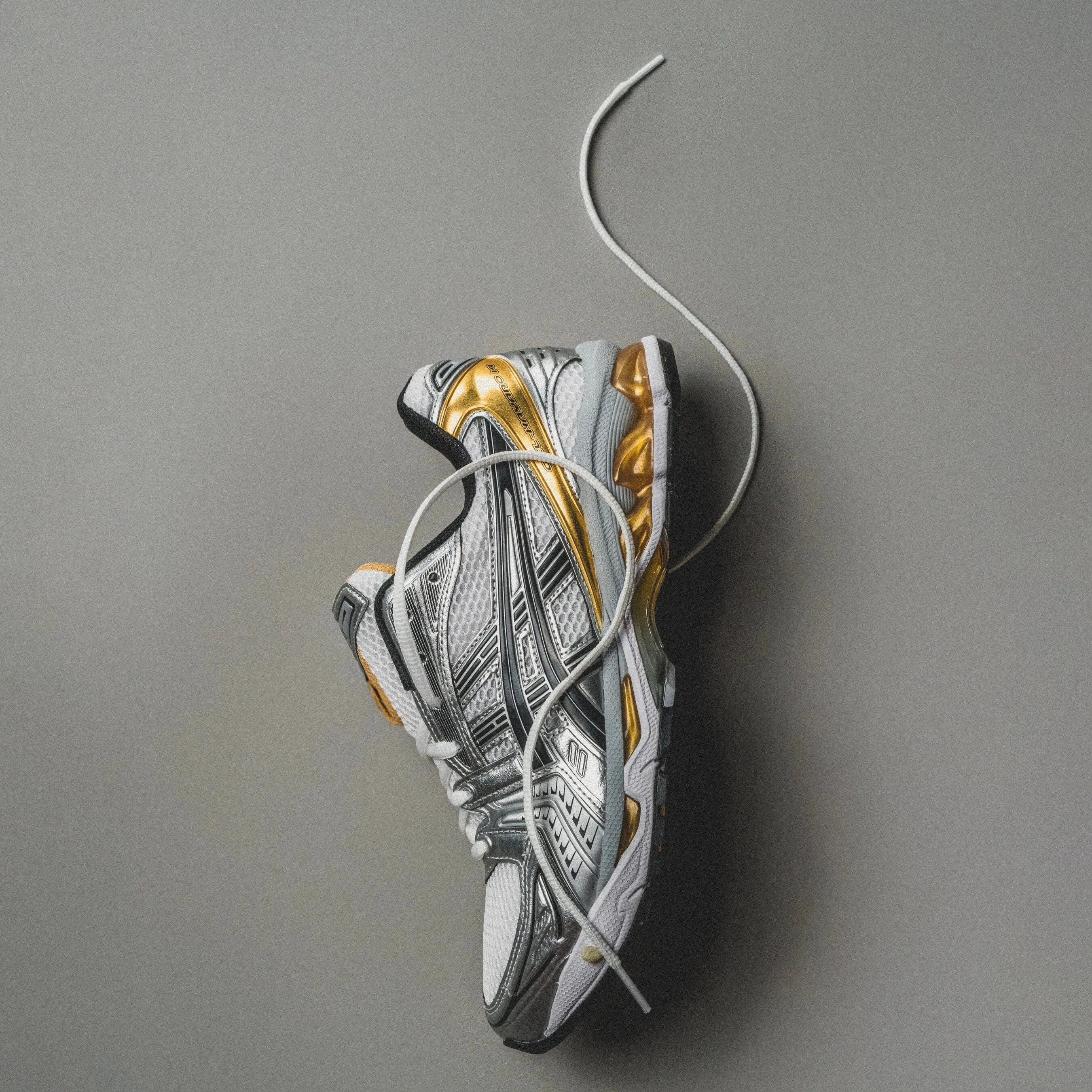 MEN'S ASICS | Gel-Kayano 14 (White/Pure Gold) Microperforated Vamp High Comfort