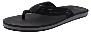 Sturdy Quiksilver Men's Carver Suede Leather Sandals