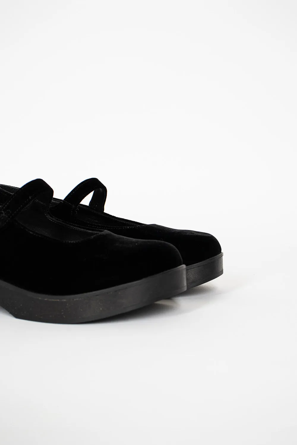 Button Ballerina Clog Black Weekend Escape